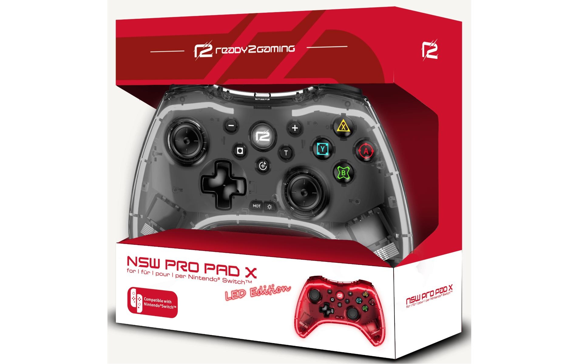 Controller »ready2gaming NSW Wireless Pro Pad X red«