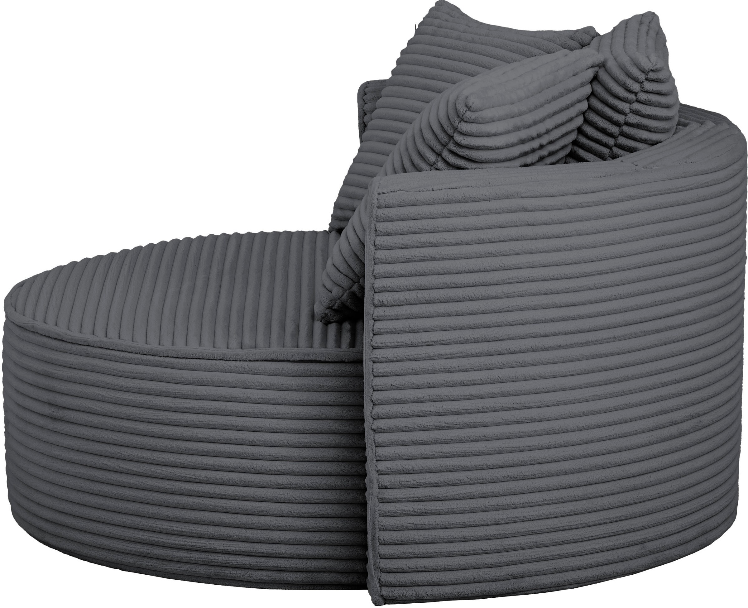LeGer Home by Lena Gercke XXL-Sessel »Isalie, Lesesessel, Loveseat, inklusive Zierkissen«, extra grosse Sitzfläche, optional mit Hocker, Cord, Samt, Bouclé