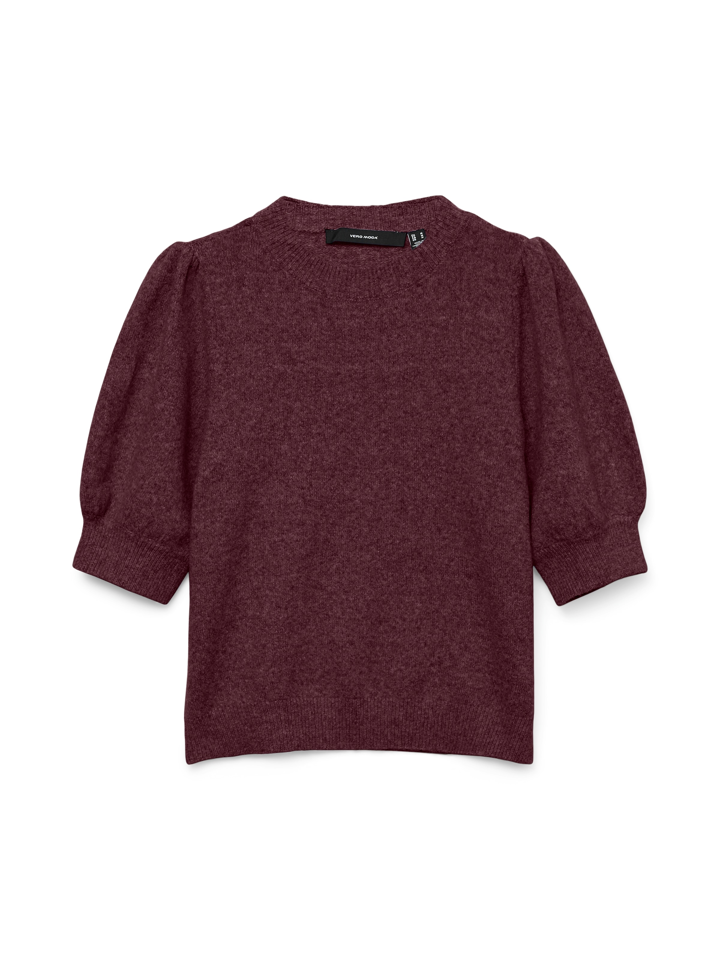 Vero Moda Strickpullover »VMDOFFY 2/4 O-NECK PULLOVER GA NOOS«, mit leichten Puffärmeln