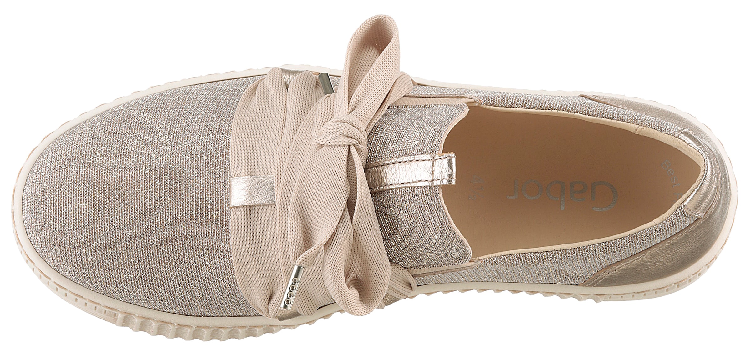 Gabor Slip-On Sneaker, Plateausneaker mit Best Fitting-Ausstattung für eine gute Passform