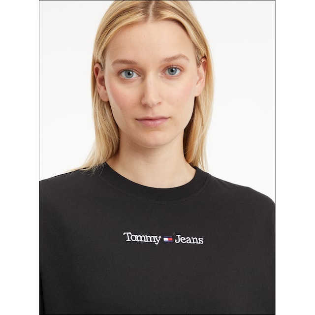 | SERIF bestellen Linear mit Jeans Kurzarmshirt CLS Tommy Jelmoli-Versand Logoschriftzug TEE«, »TJW Jeans Tommy online LINEAR