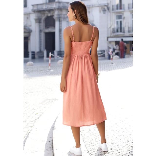 LASCANA Sommerkleid, aus Leinenmix online kaufen | Jelmoli-Versand