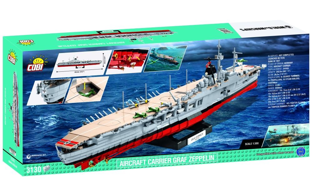 COBI Spielbausteine »WoWS Graf Zeppelin Schiff«