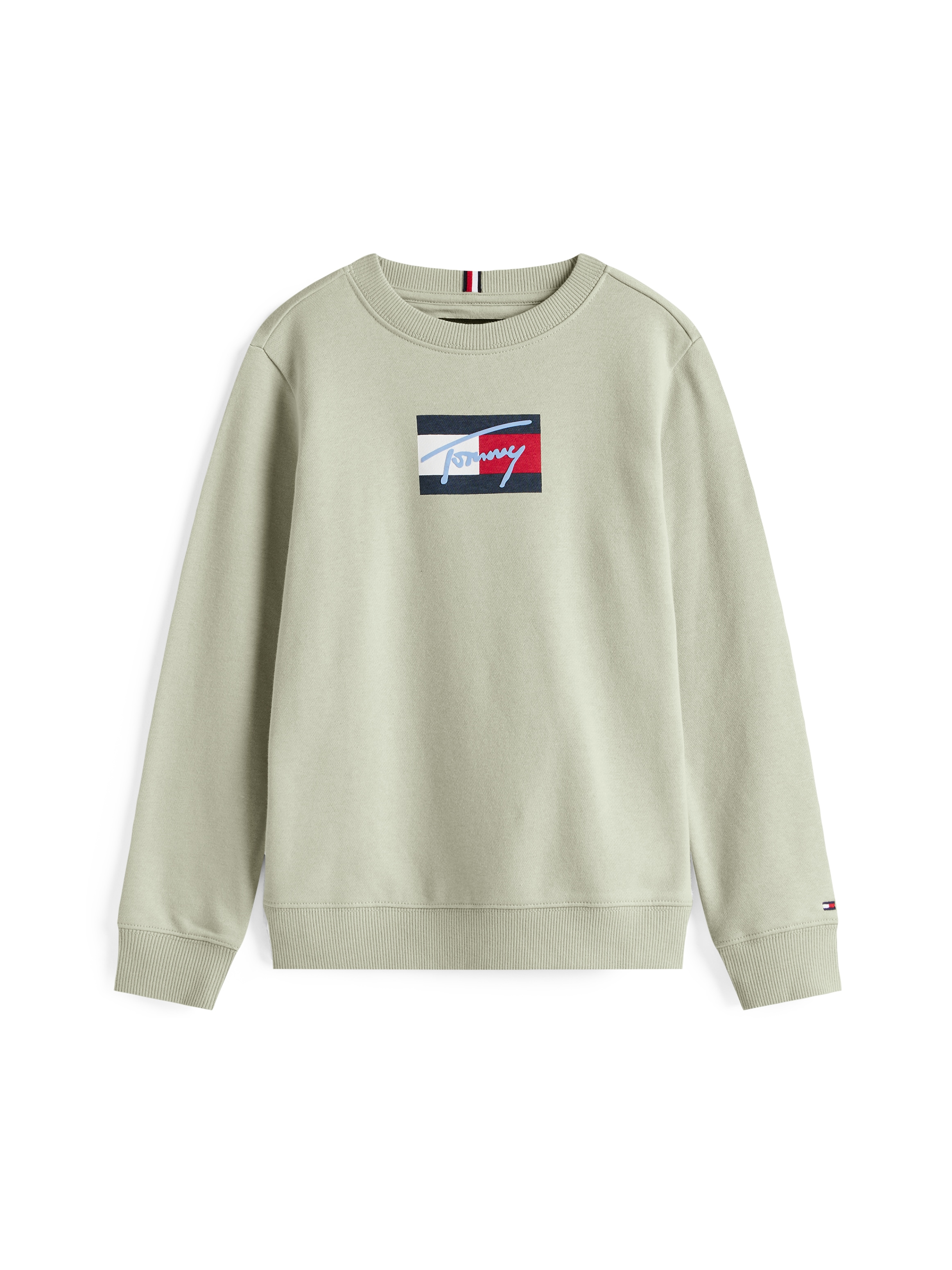 Tommy Hilfiger Sweatshirt »TOMMY SCRIPT FLAG SWEATSHIRT«, für Kinder bis 16 Jahre, Flag-Logo-Druck