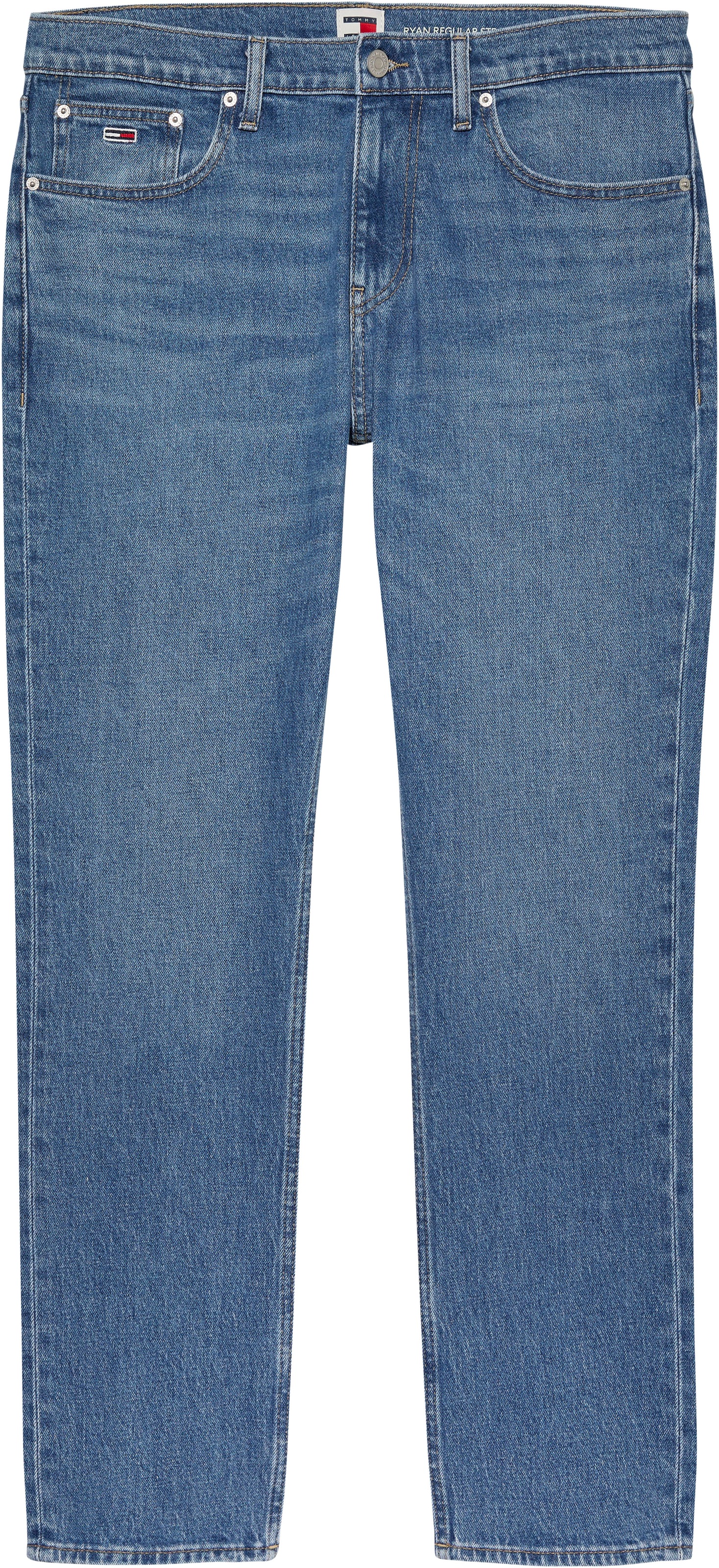 Tommy Jeans Slim-fit-Jeans »Ryan Regular Slim Straight«, Slim‑Straight‑Jeans aus hochwertigem Denim regulärer Leibhöhe