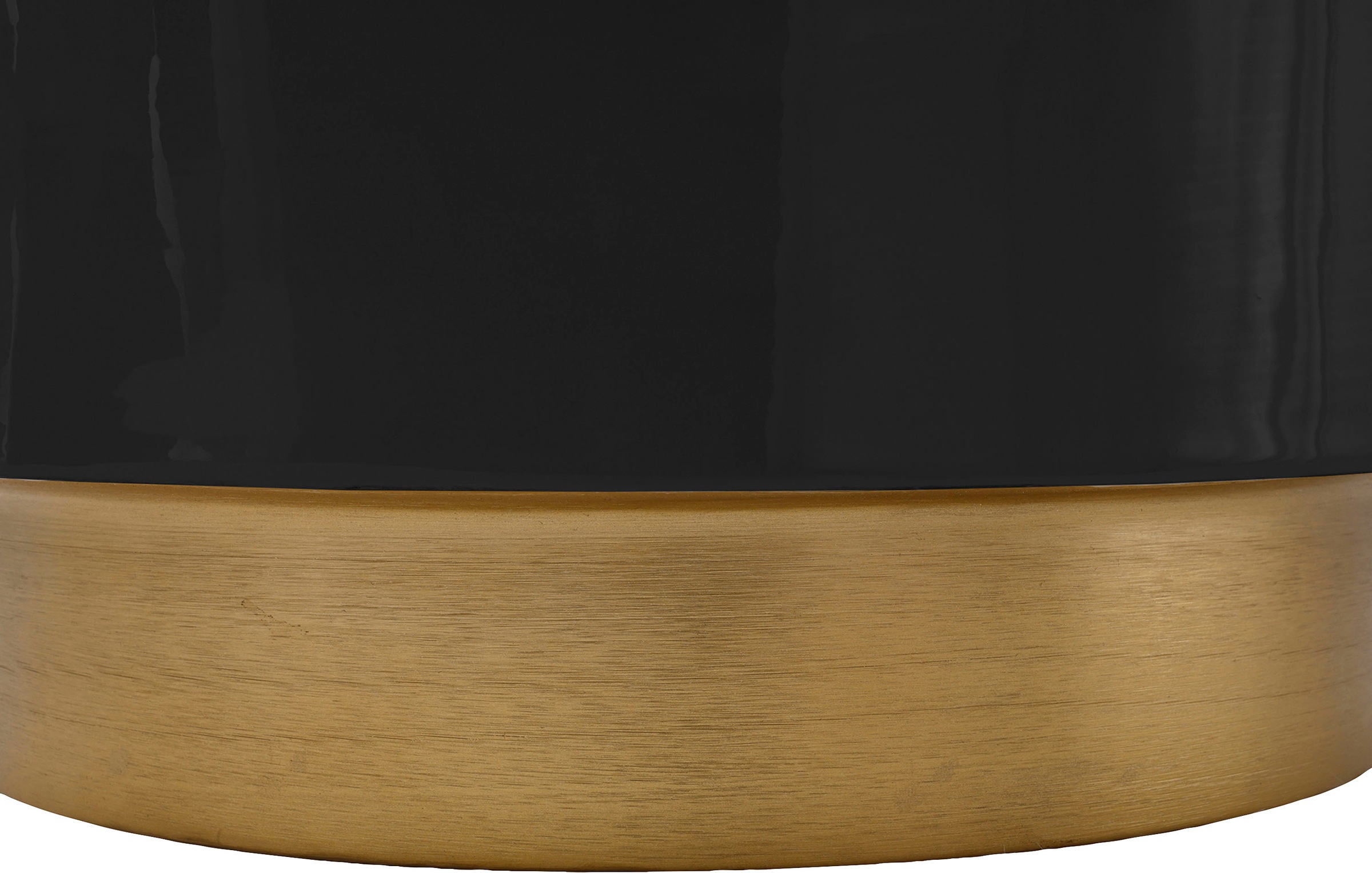 Kayoom Sitzhocker »Hocker Artisse, Edler Touch durch goldfarbenenen Sockel«, (1 St.), stilvoll, farbig lackiert, dekorativ, Moderner Look