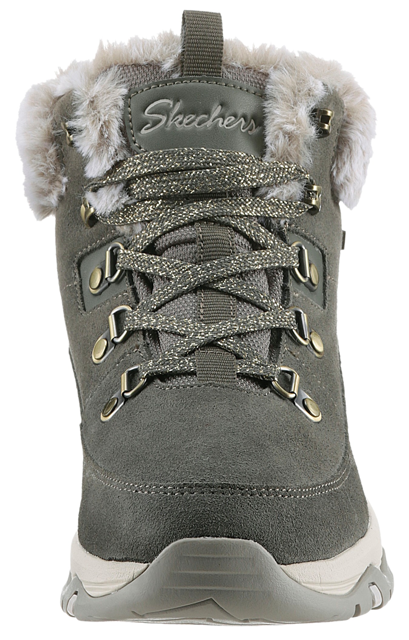 Skechers Winterboots »TREGO«, Chunky Boots, Freizeitschuh, Winterstiefel mit Plateausohle