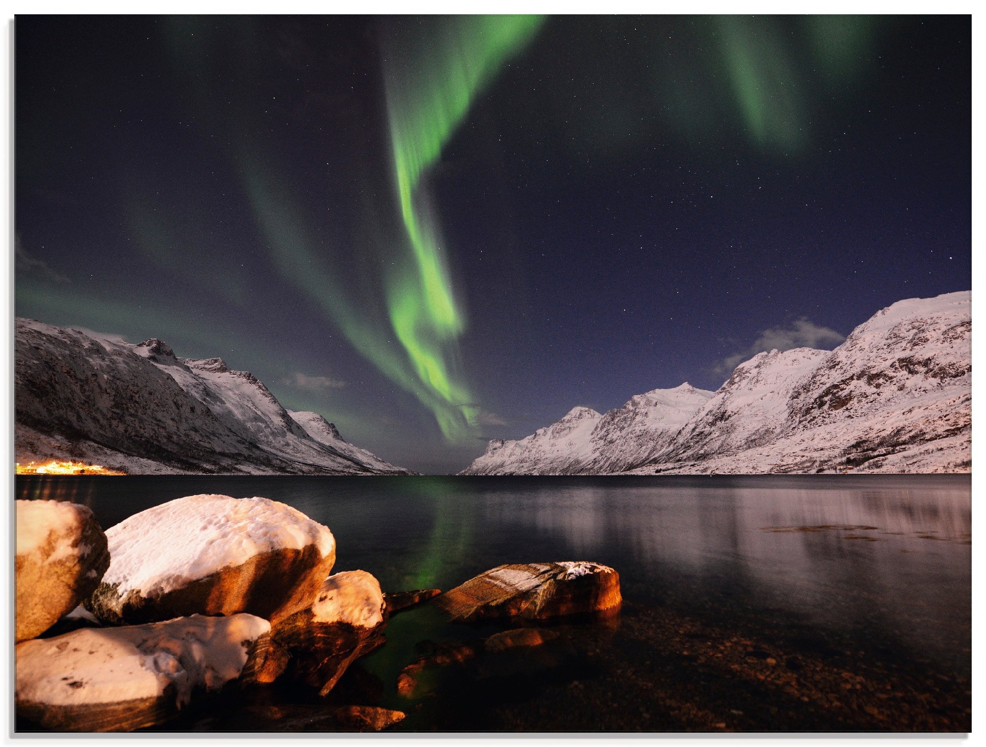 Artland verschiedenen bestellen in Glasbild Grössen »Nordlicht II«, Himmel, (1 St.), | Jelmoli-Versand online Norwegen