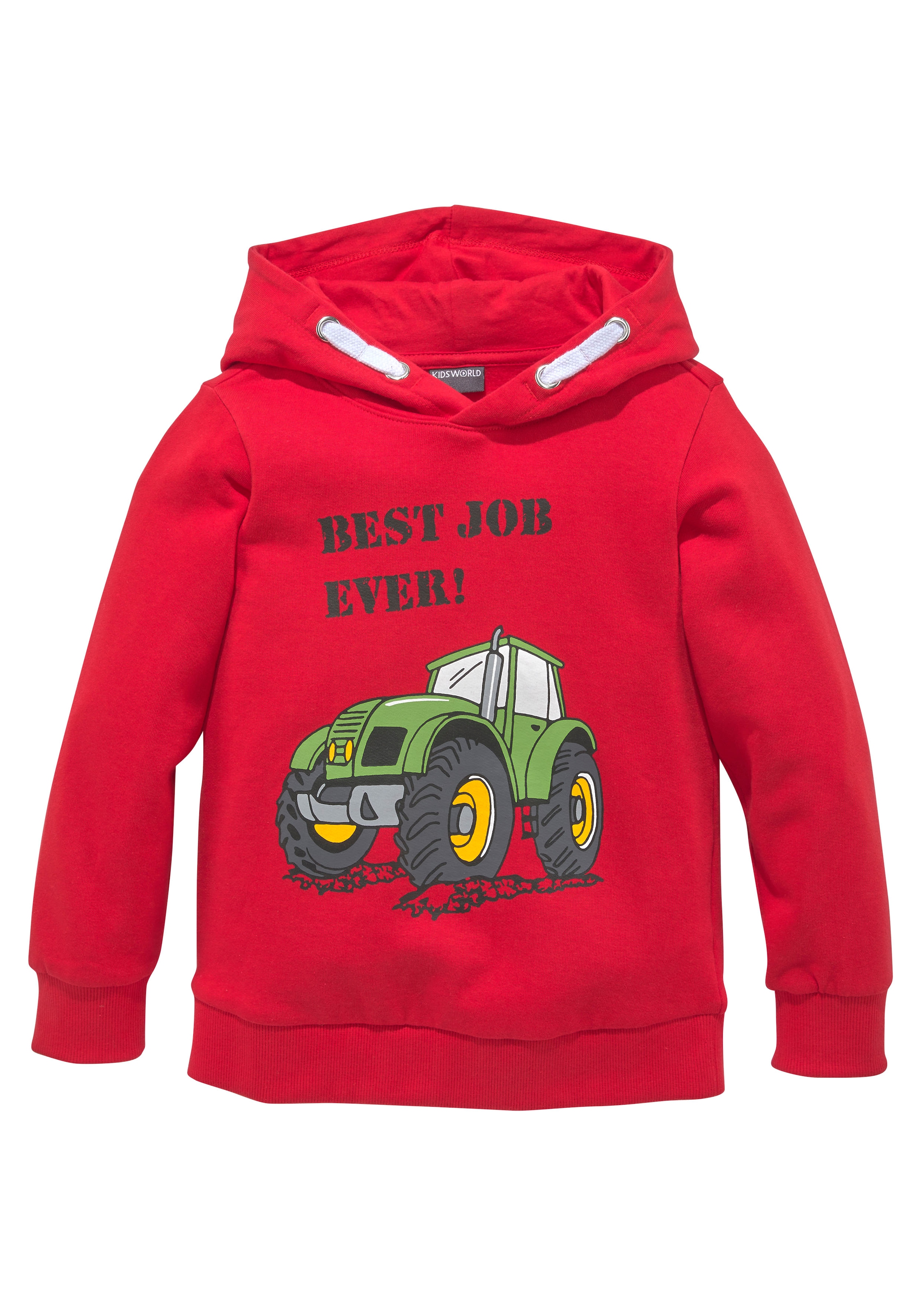 ✵ KIDSWORLD Kapuzensweatshirt »BEST JOB EVER!« online bestellen |  Jelmoli-Versand
