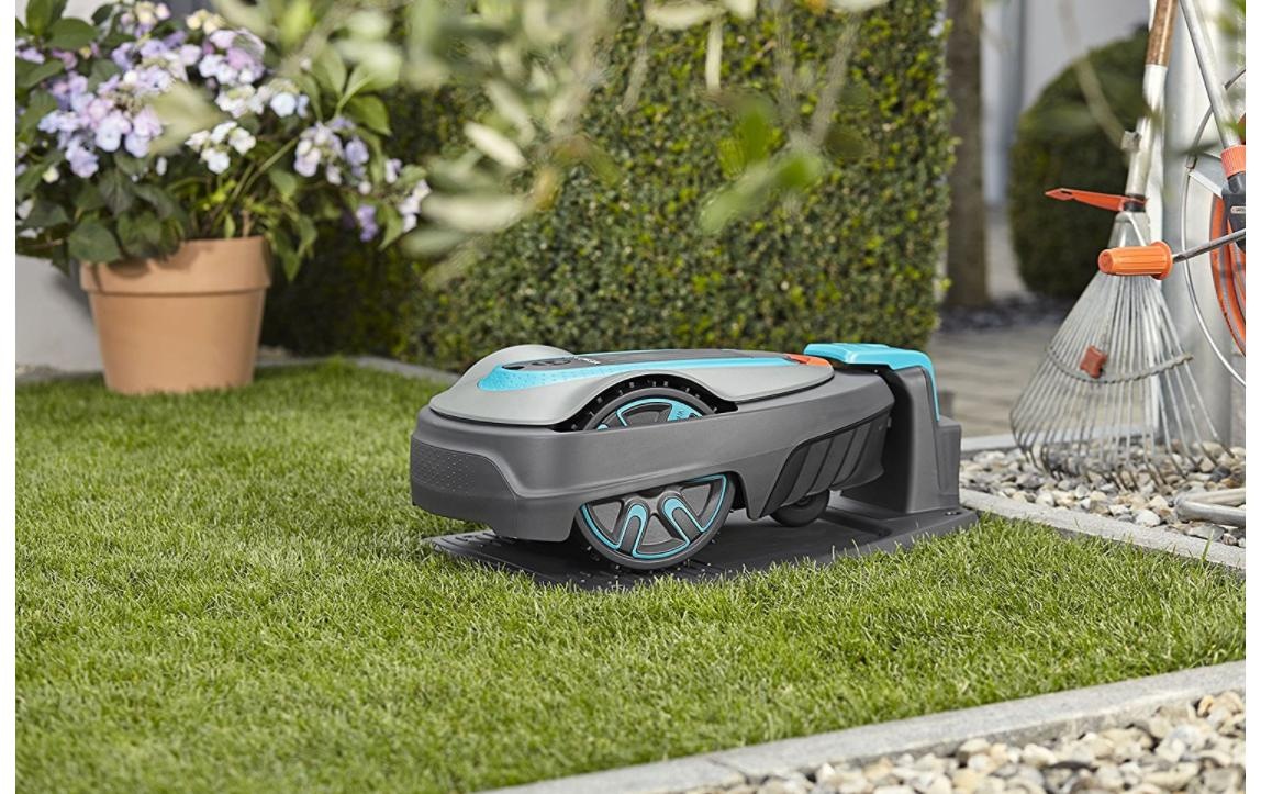 GARDENA Rasenmähroboter »smart Sileno city 500 Quadratmeter«, (Set, Gateway / Ladestation / Begrenzungskabel 150 m / Haken 200 Stk.)