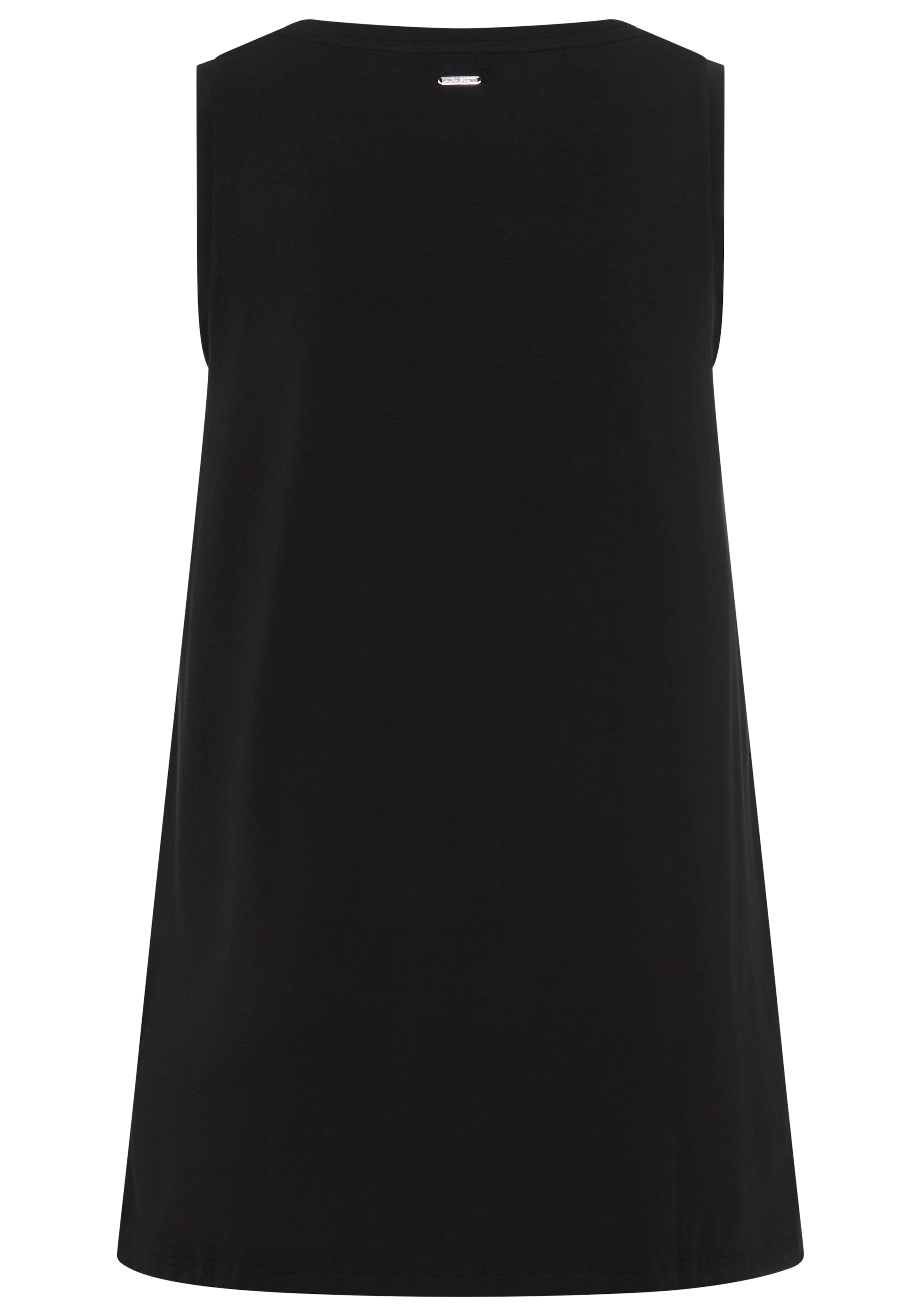 Laura Scott CURVE Longtop, aus fliessendem Jersey mit lockerem Schnitt - GROSSE GRÖSSE