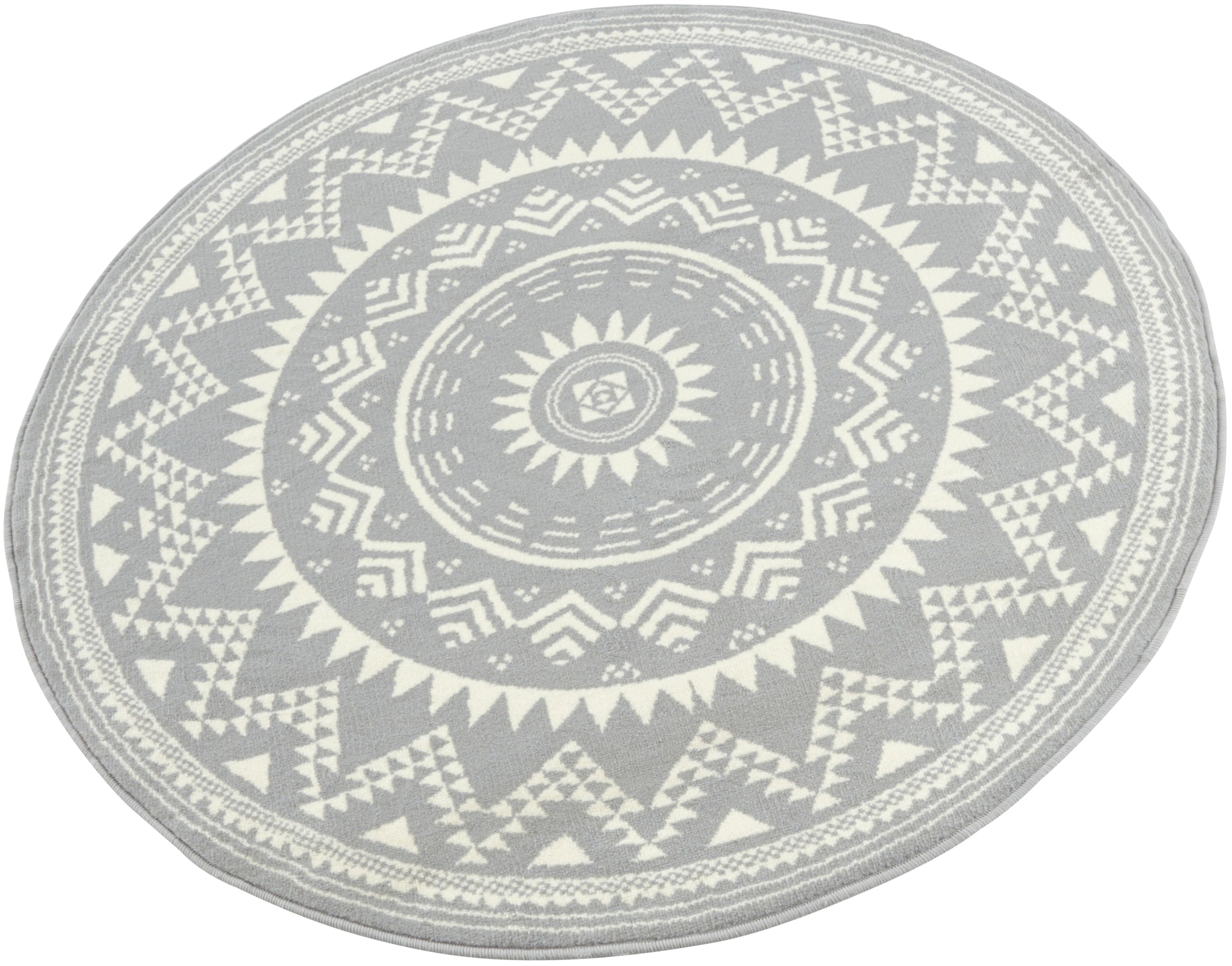 HANSE Home Teppich »Valencia«, rund, Kurzflor, Modern, Vintage, Mandala, Wohnzimmer, Kinderzimmer, Flur