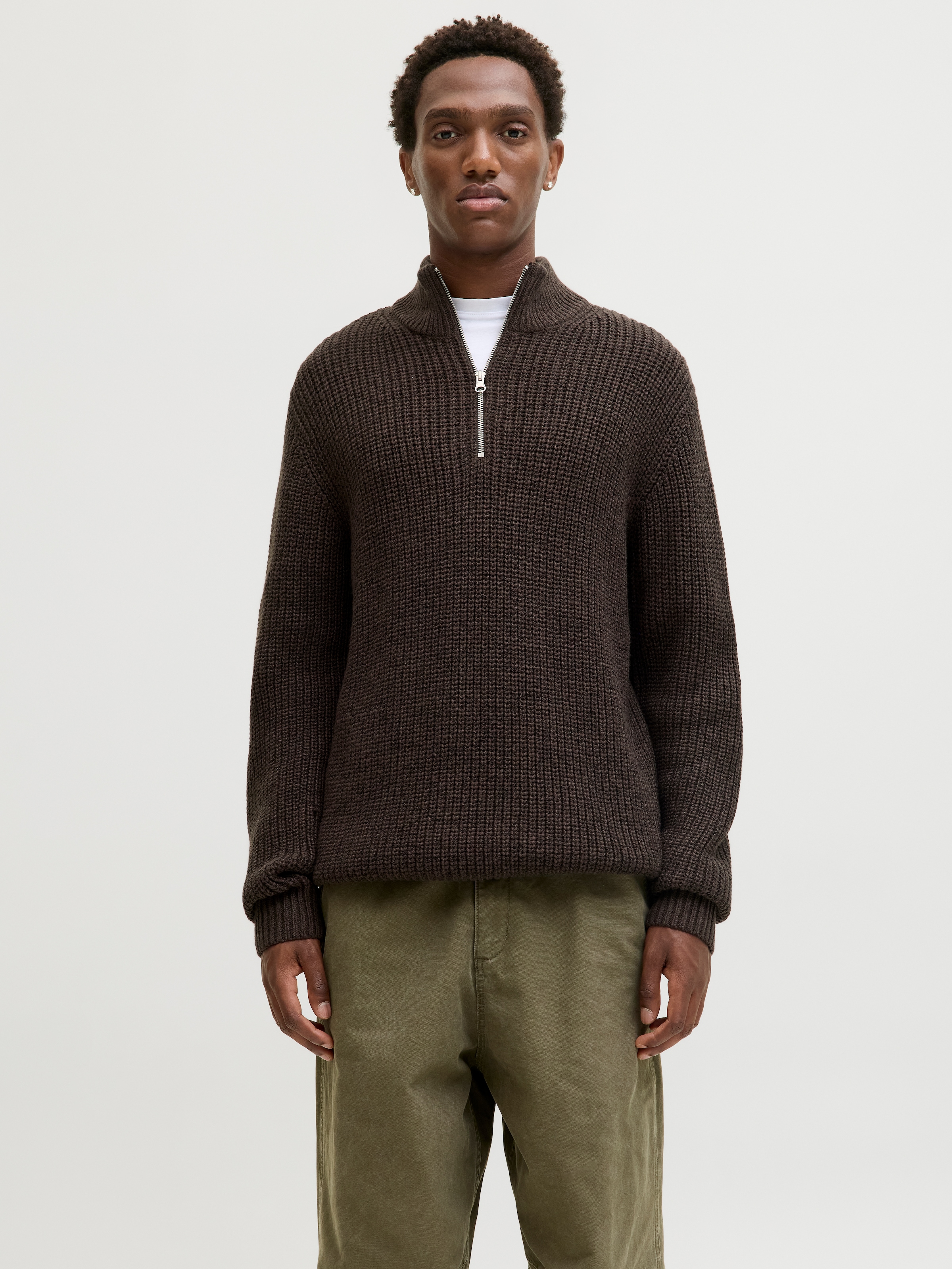 Jack & Jones Troyer "JORBLEECKER KNIT HALF ZIP BF"