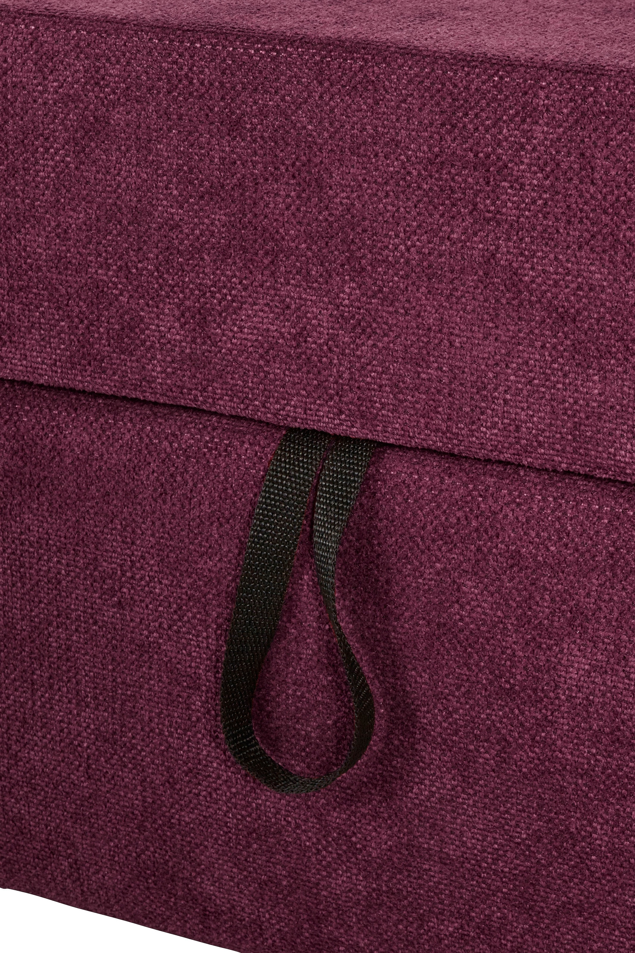 DOMO collection Ecksofa »Topper zeitlos elegant, kompakte Stellmasse, OTTOs Choice, L-Form«, mit Ottomane, wahlweise mit Schlaffunktion