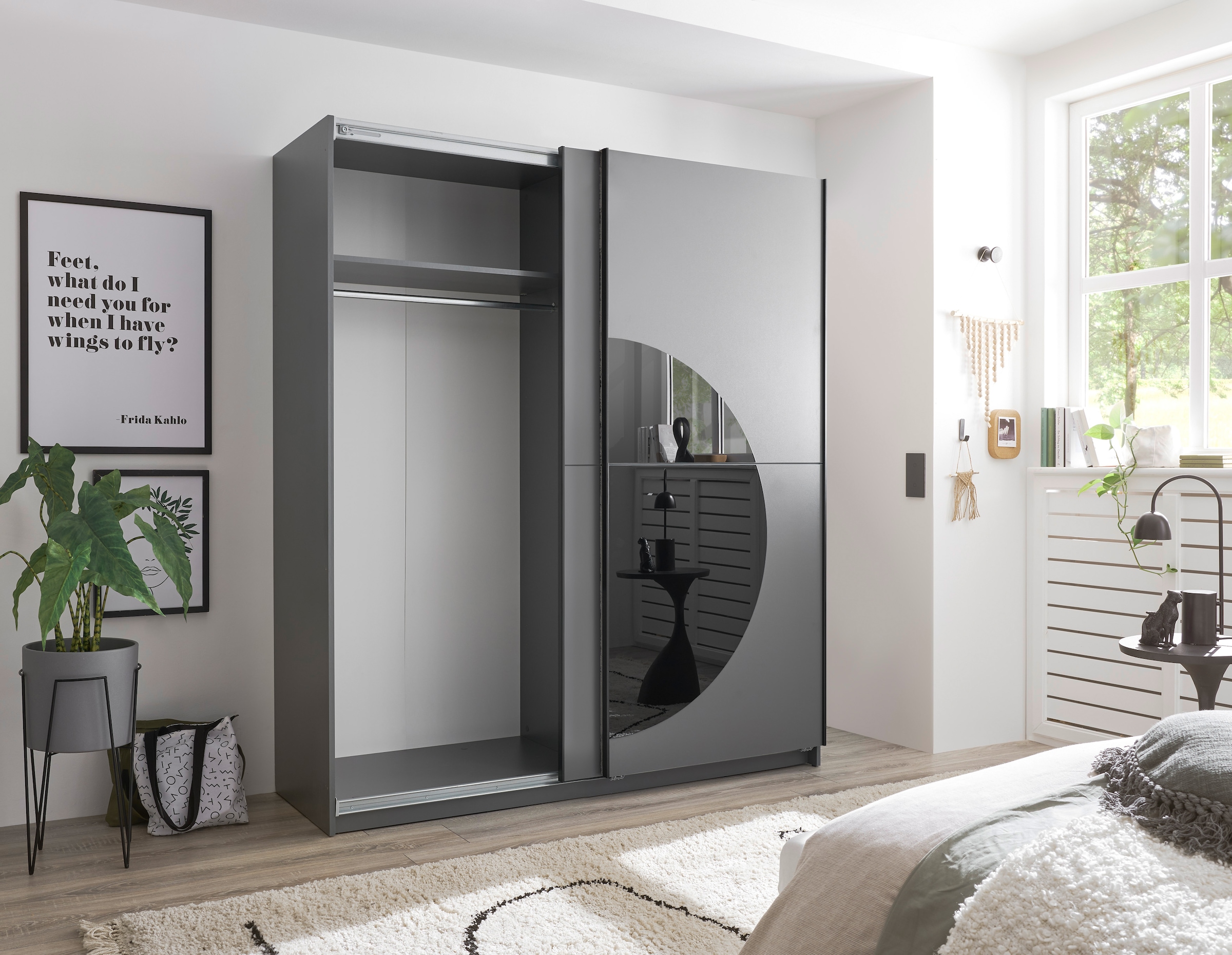 Schlafkontor Schwebetürenschrank »Lubsko Schiebetürenschrank, Kleiderschrank«