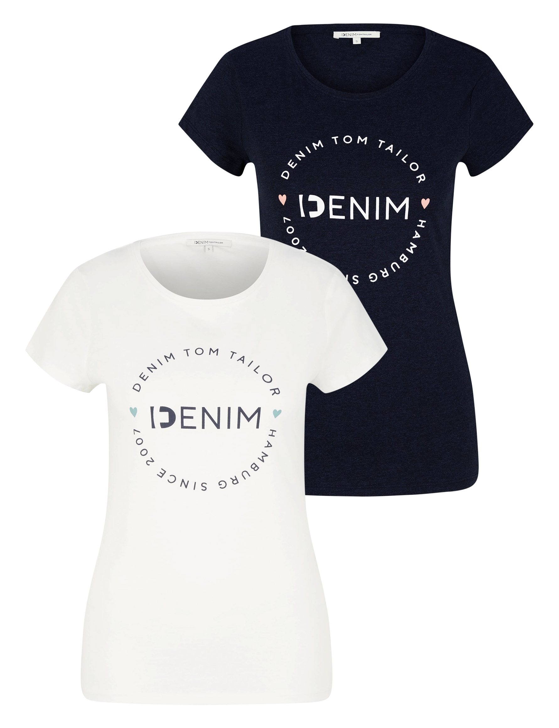 bei tlg., online TOM shoppen T-Shirt, Jelmoli-Versand Pack) Schweiz 2-er 2 TAILOR (Packung, Denim