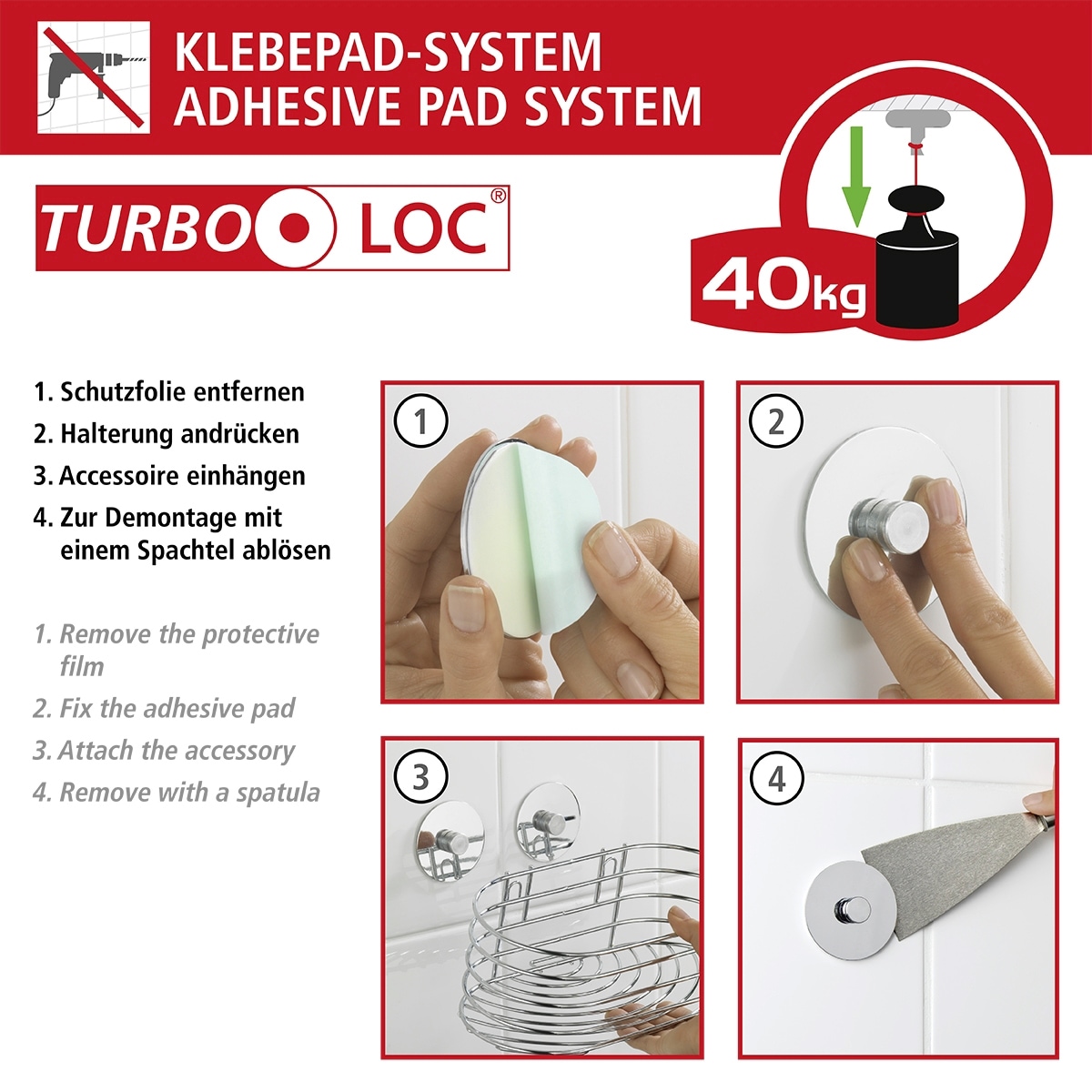 »Orea«, | kaufen WENKO Turbo-Loc® Jelmoli-Versand online Handtuchstange