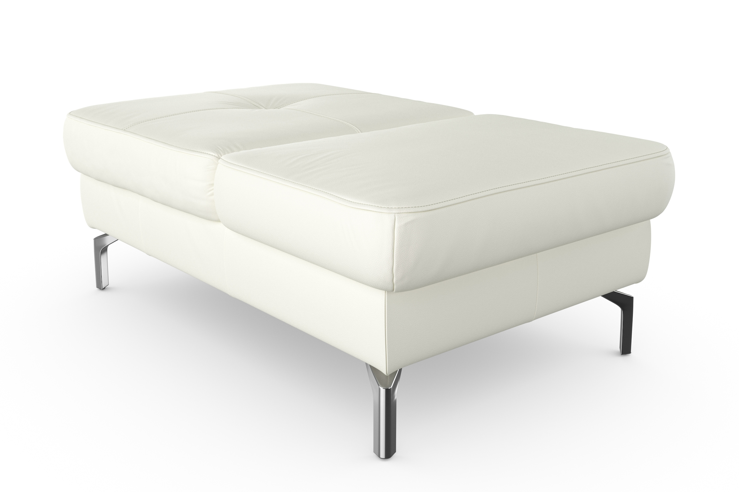 sit&more Hocker »Bendigo«, mit Klappfunktion, Bodenfreiheit 15 cm, wahlweise in 2 Fussfarben