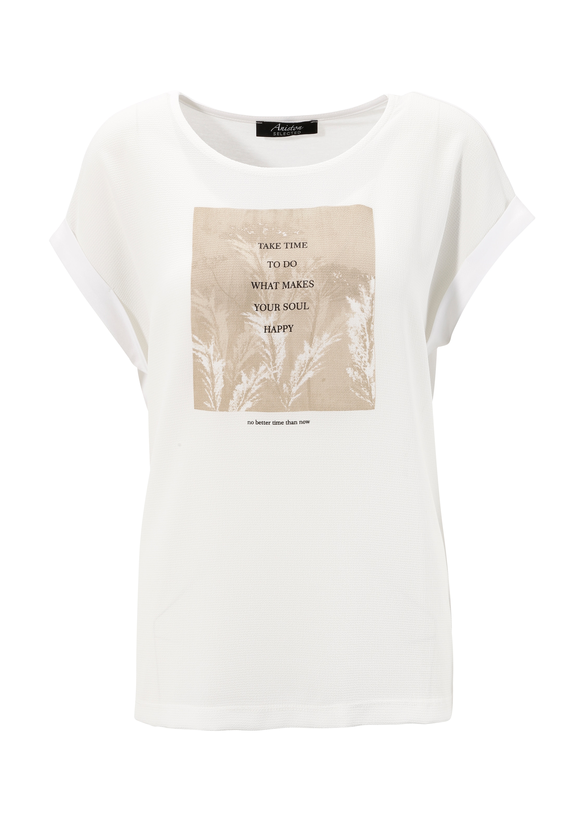 Aniston SELECTED Shirtbluse, mit angeschnittenen bei NEUE online KOLLEKTION - kaufen Schweiz Ärmeln Jelmoli-Versand