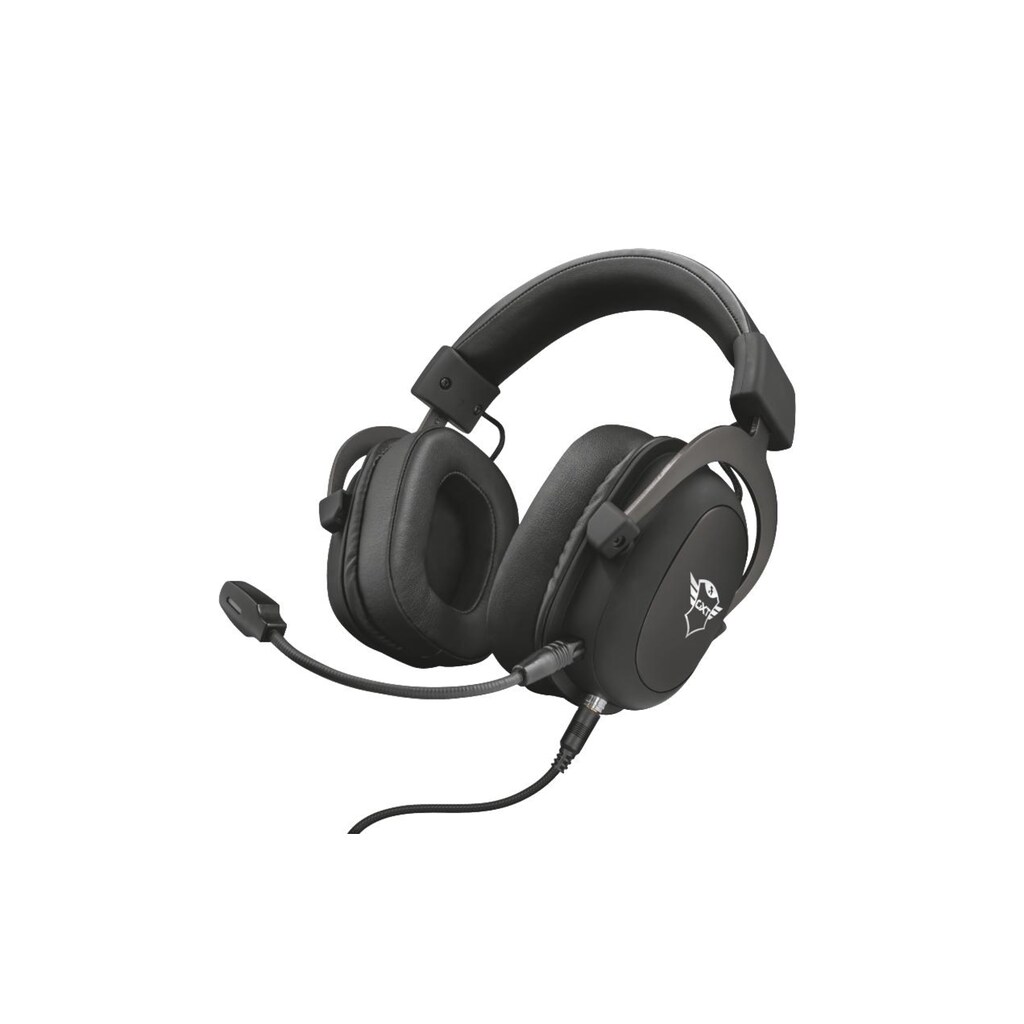 Trust Headset »GXT 414 Zamak Premium Schwarz«, Mikrofon abnehmbar