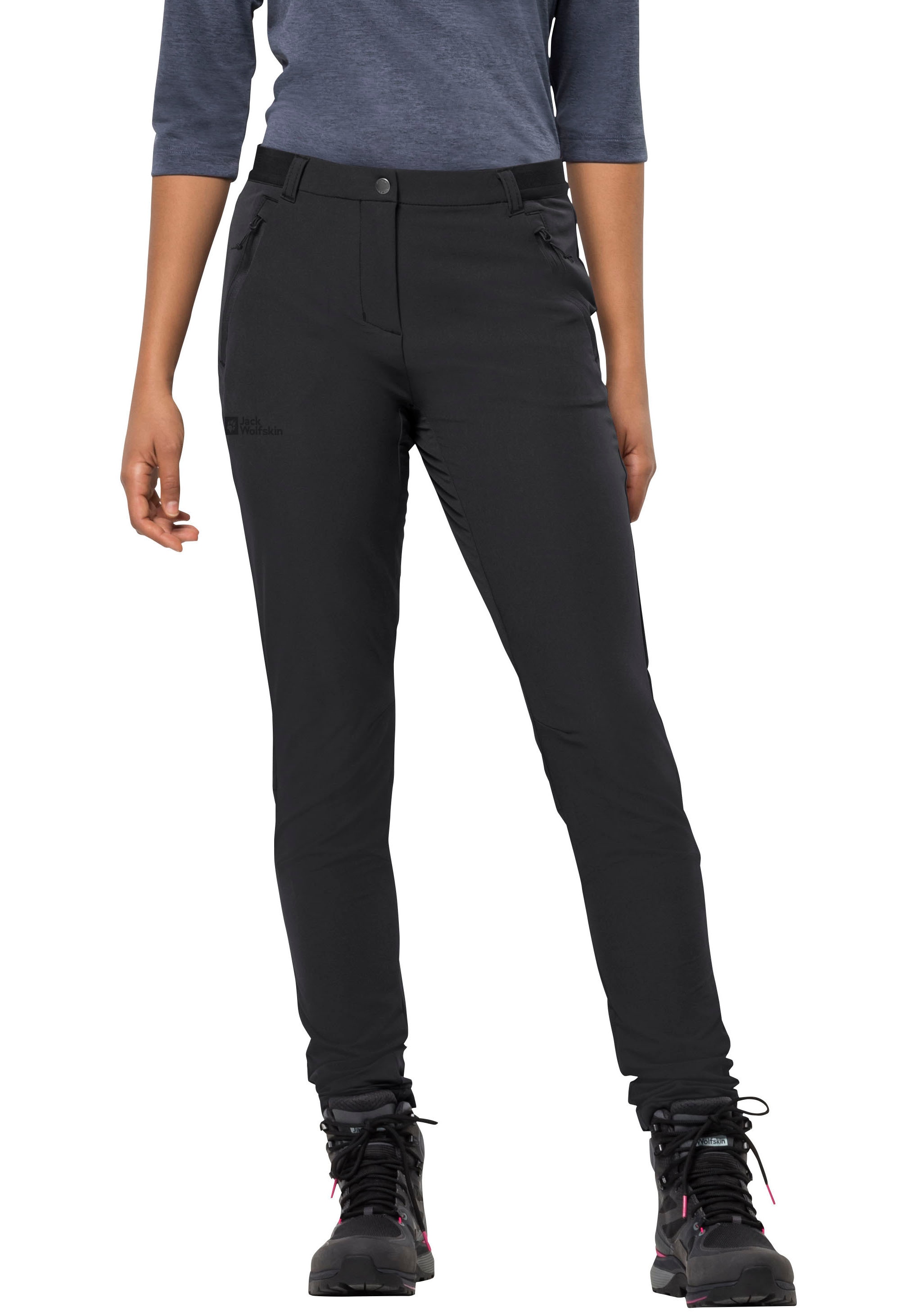 Jack Wolfskin Funktionshose »GEIGELSTEIN SLIM PANTS W«, sehr atmungsaktiv