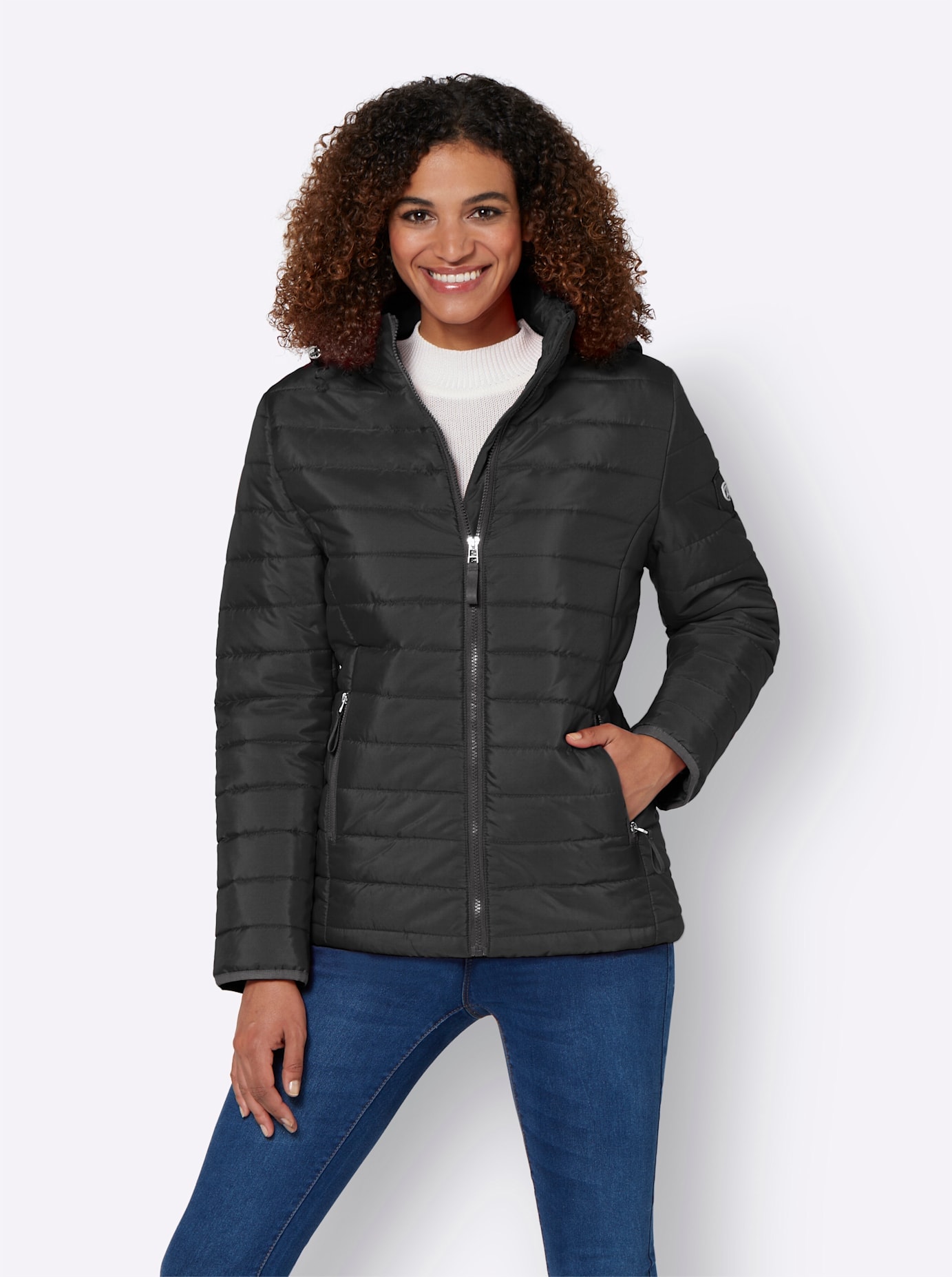 Casual Looks Steppjacke, mit Kapuze