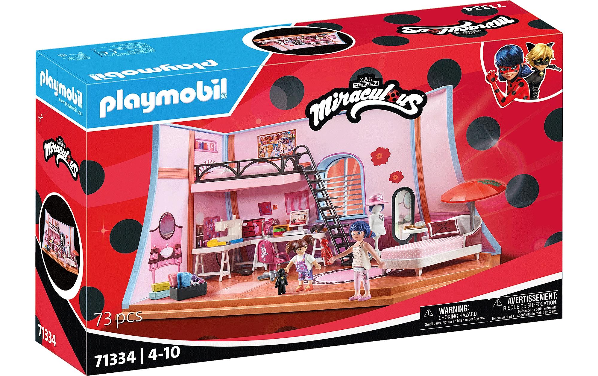 Playmobil Spielbausteine "Miraculous Marinettes Loft 71334"