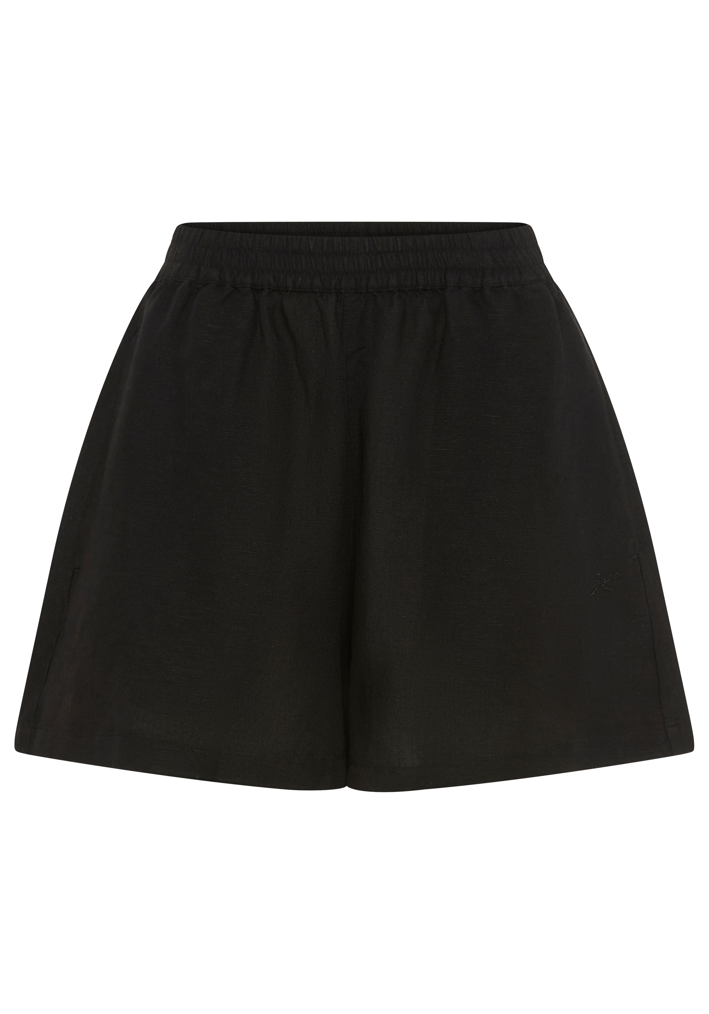 BOSS ORANGE Shorts "Tallan Premium Damenmode" aus einem Leinen-Mix