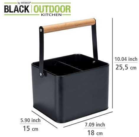 WENKO Organizer »Modell Baco«, robuster Tragekorb, ideal zur Aufbewahrung von Ketchup und Grillsaucen