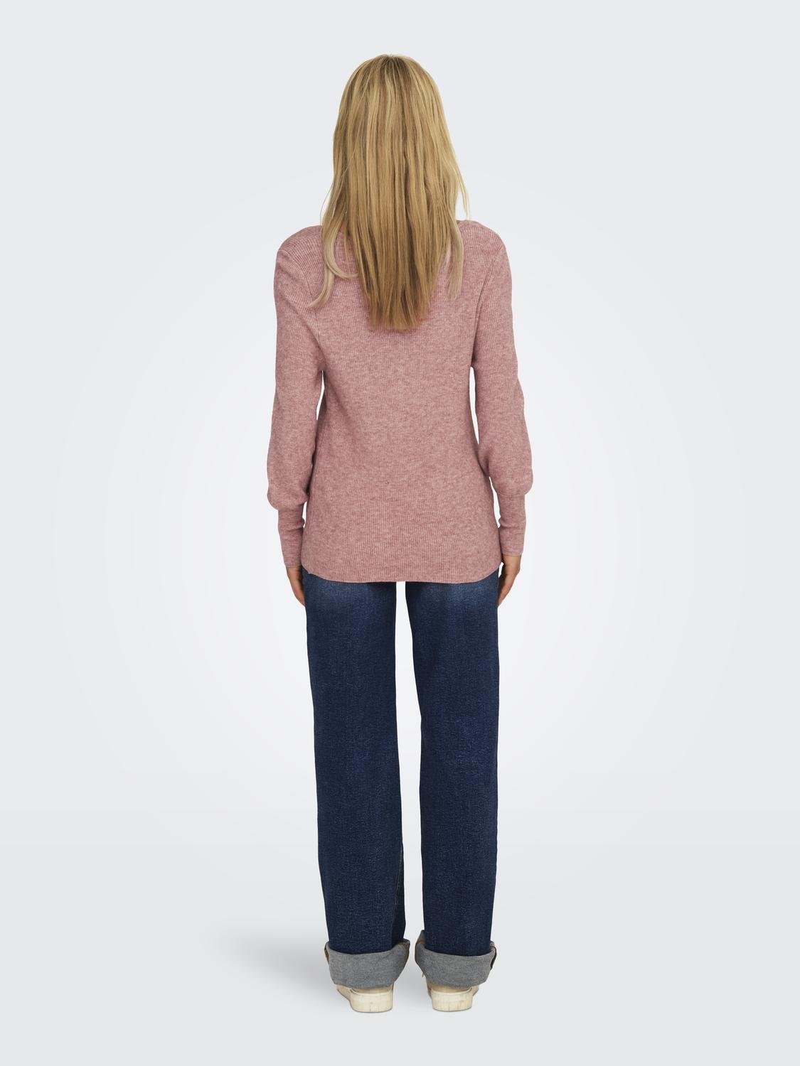 ONLY V-Ausschnitt-Pullover »ONLATIA L/S V-NECK CUFF KNT«