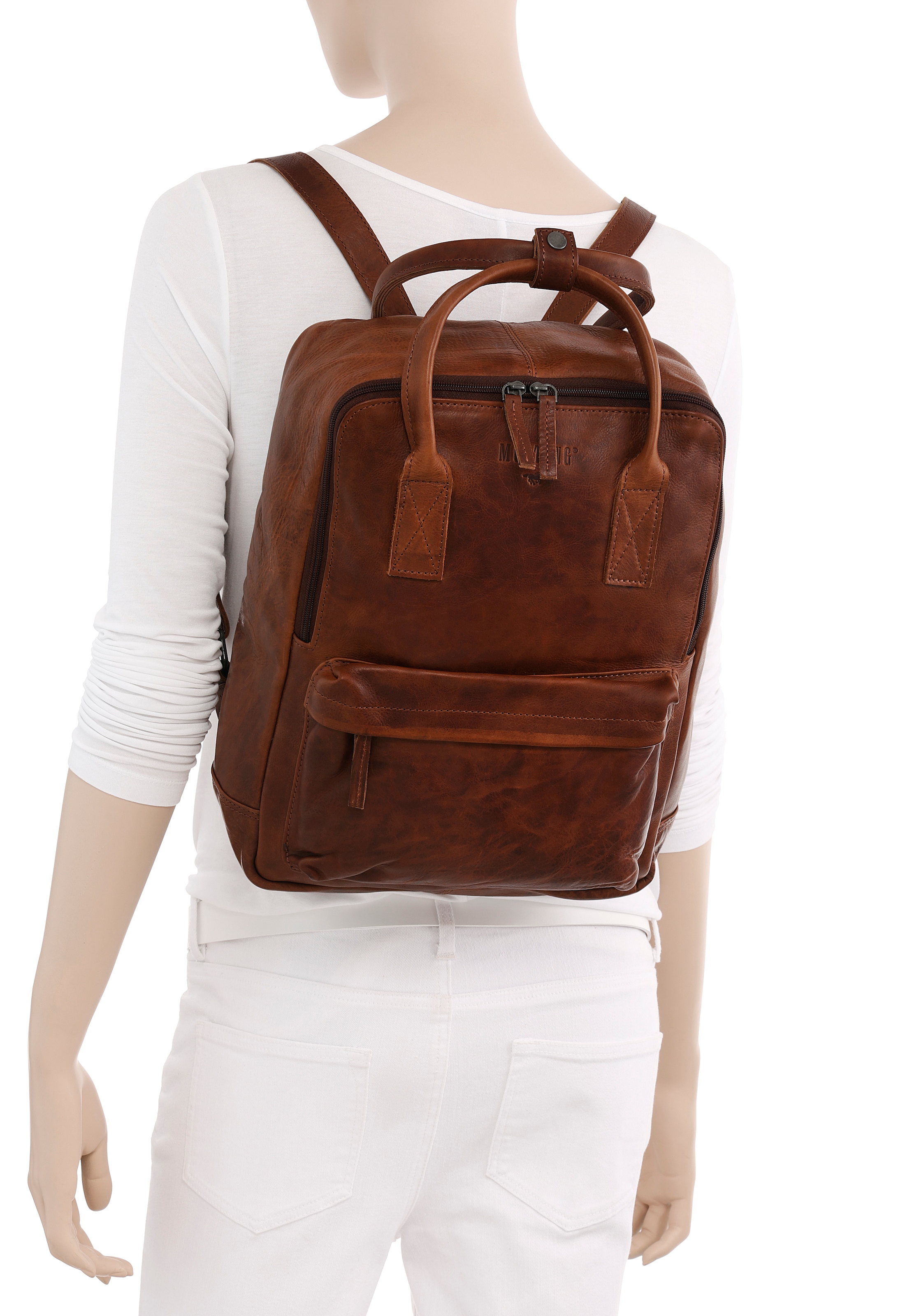 MUSTANG Cityrucksack »Catania Backpack«, mit Reissverschluss-Vortasche
