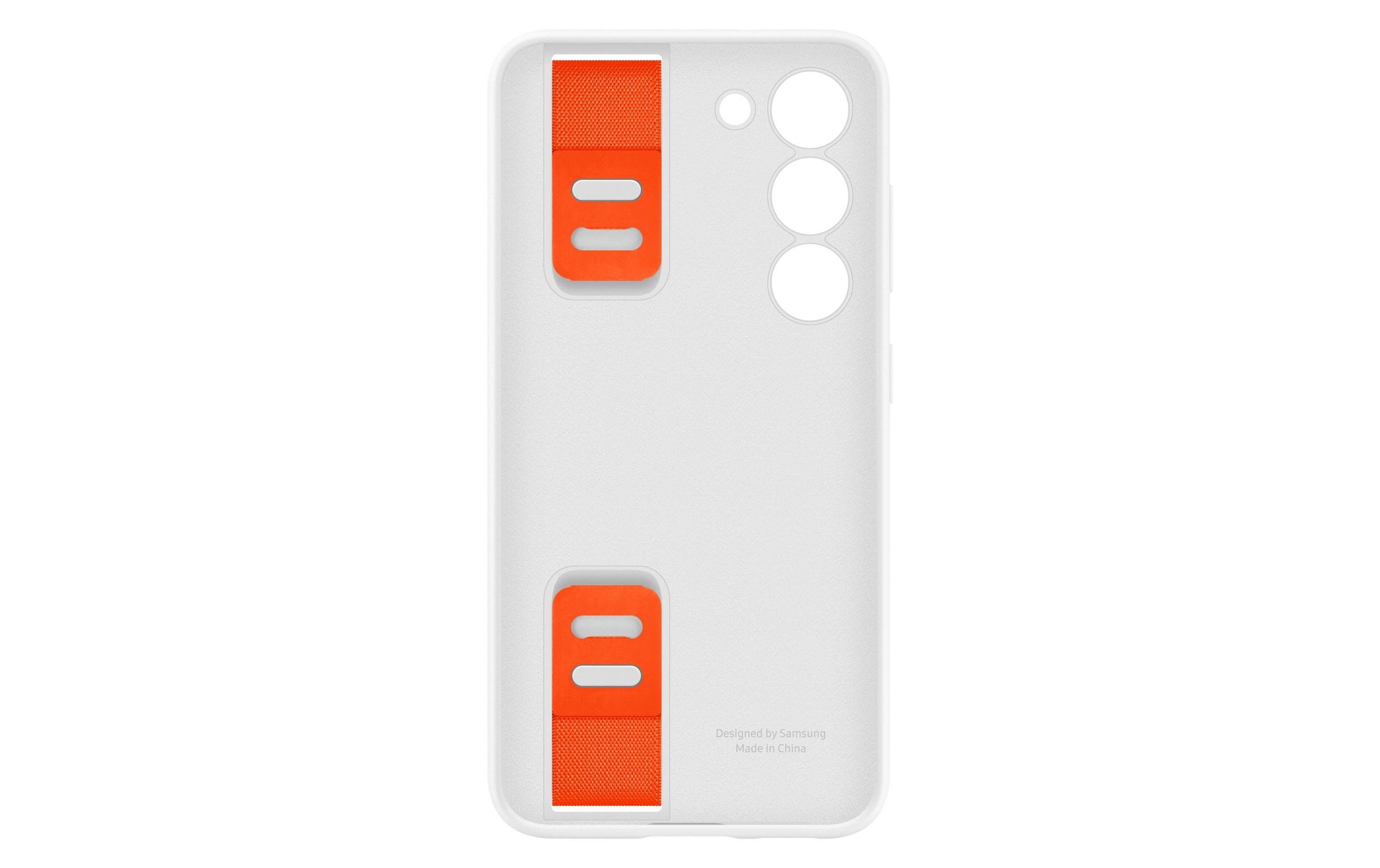 Handyhülle »Silicone Grip Cover White«, Samsung,Galaxy S23