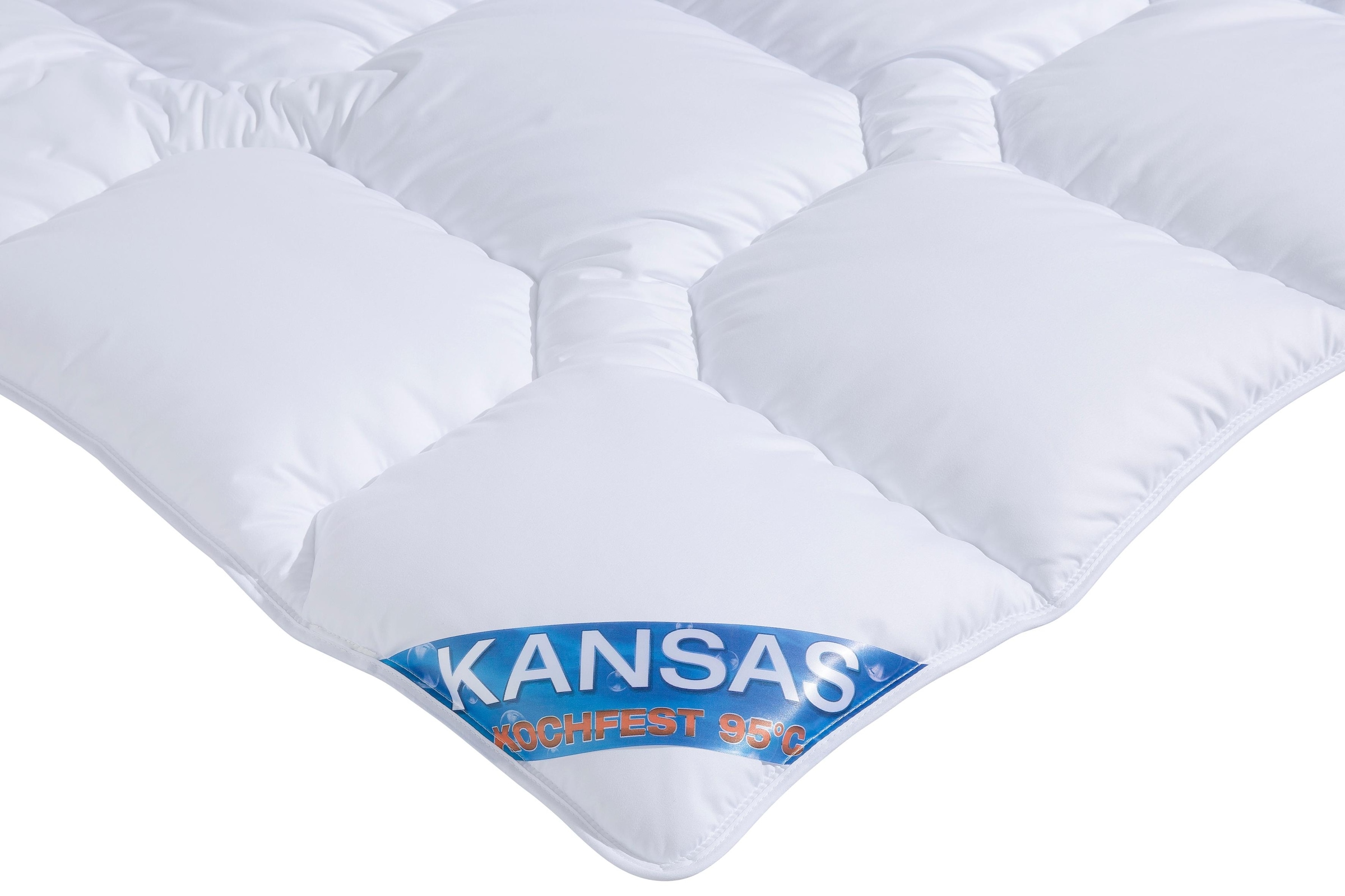 f.a.n. Schlafkomfort Microfaserbettdecke + Kopfkissen »Kansas«, (Spar-Set),  Bettwaren-Set Topseller, in 135x200 cm, für Sommer oder Winter acheter