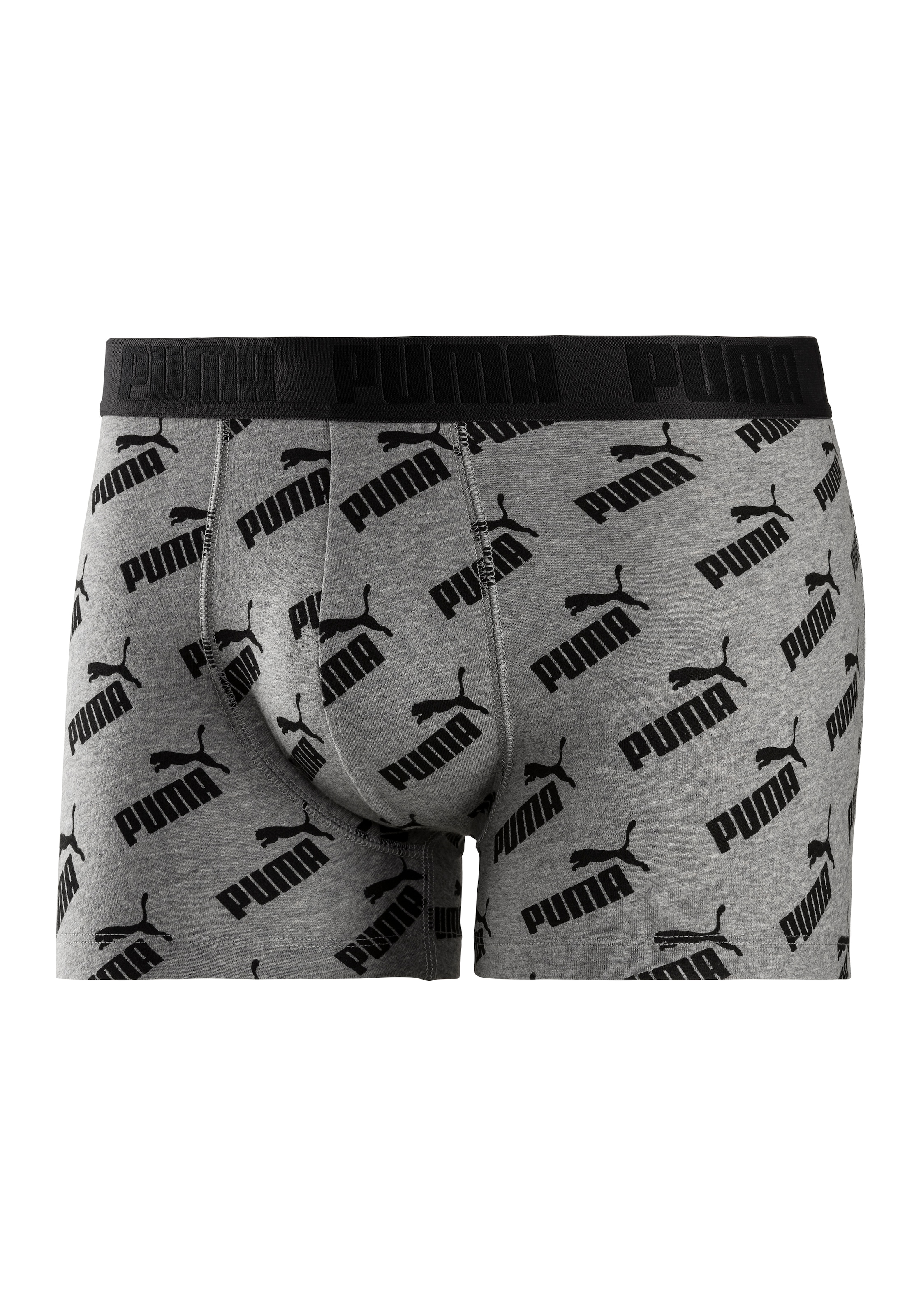 PUMA Boxer, (Packung, 2er-Pack), mit Allover Puma Druck
