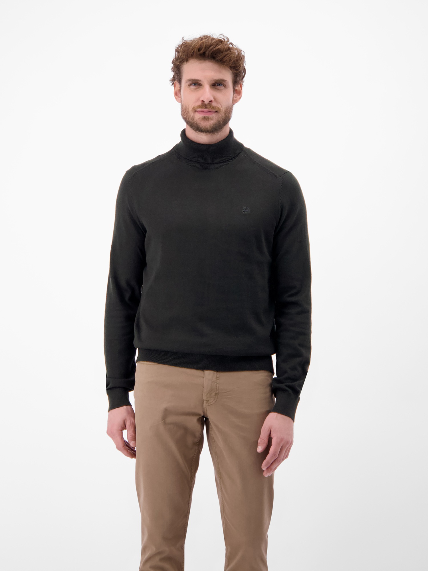 LERROS Rollkragenpullover »LERROS Herren Rollkragen-Strickpullover«