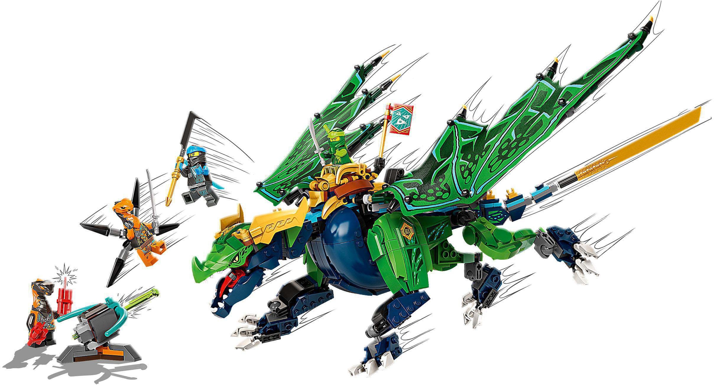 LEGO® Konstruktionsspielsteine »Lloyds legendärer Drache (71766), LEGO® NINJAGO®«, (747 St.)