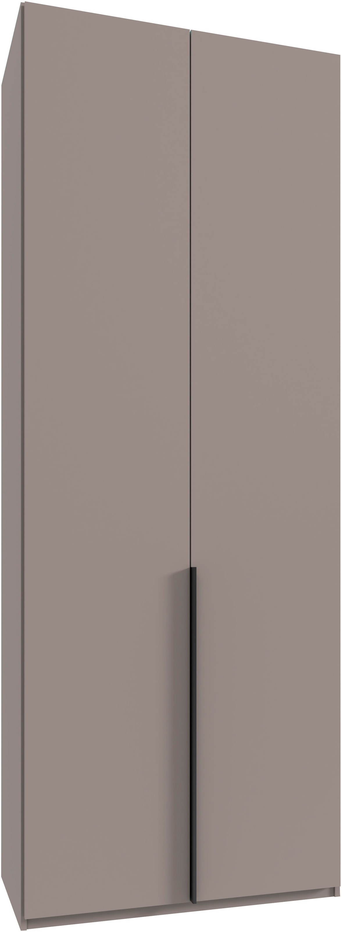 Wimex Kleiderschrank »Mugano,in 5 Breiten,2 Höhen,2 Tiefen, viele Farben, Made in Germany« in Basic oder Premium Ausstattung, mit langen Griffen aus Metall, mit oder ohne Spiegel