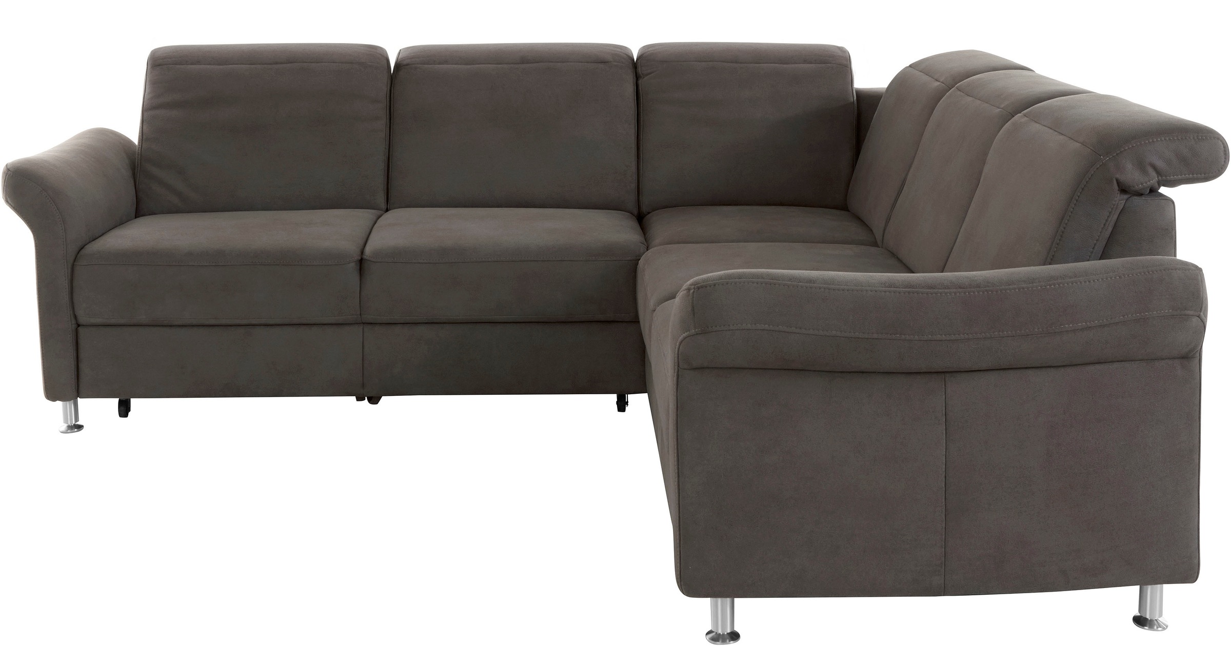 sit&more Ecksofa »Darwin L-Form«, inklusive Federkern, wahlweise mit Kopfteilverstellung, Bettfunktion