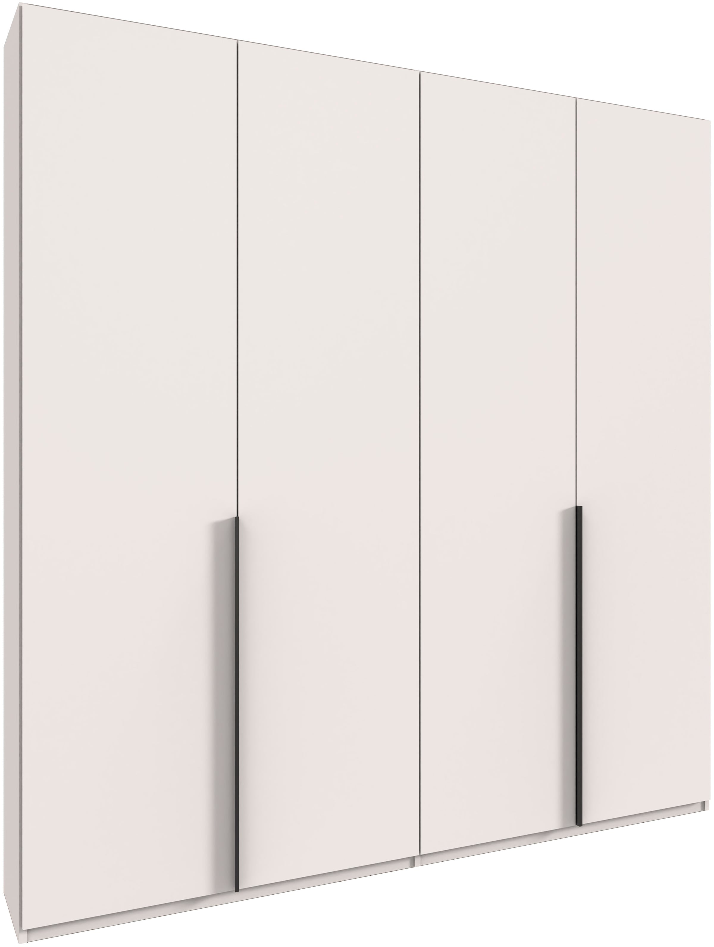 Wimex Kleiderschrank "Mugano,in 5 Breiten,2 Höhen,2 Tiefen, viele Farben, Made in Germany" in Basic oder Premium Ausstattung, mit langen Griffen aus Metall, mit oder ohne Spiegel