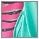 mint, pink