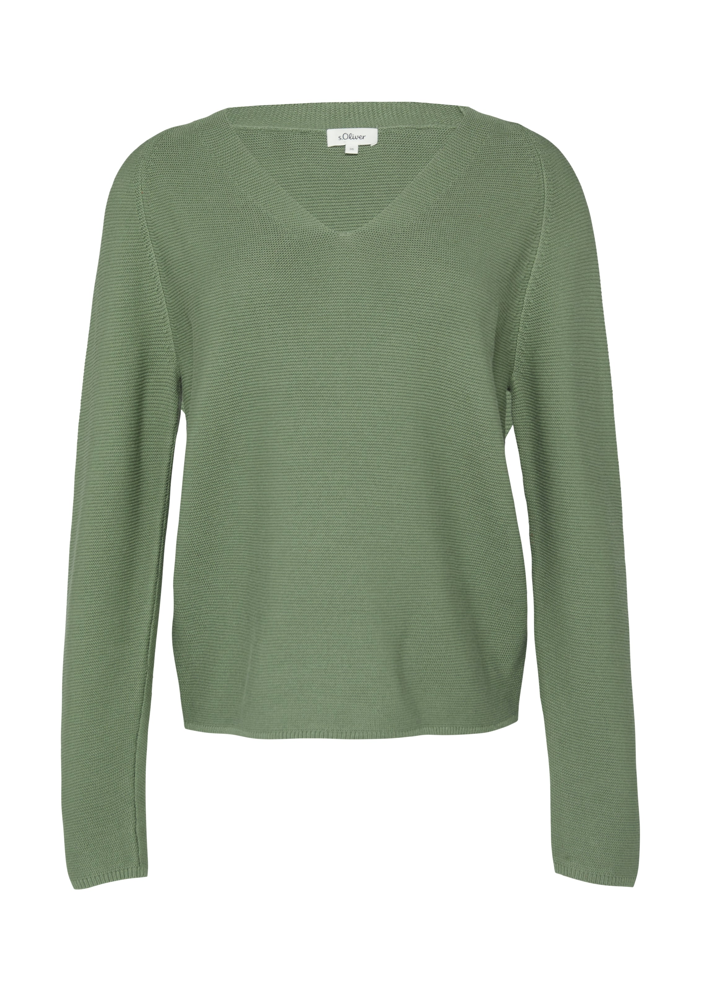 s.Oliver Strickpullover, mit V-Ausschnitt