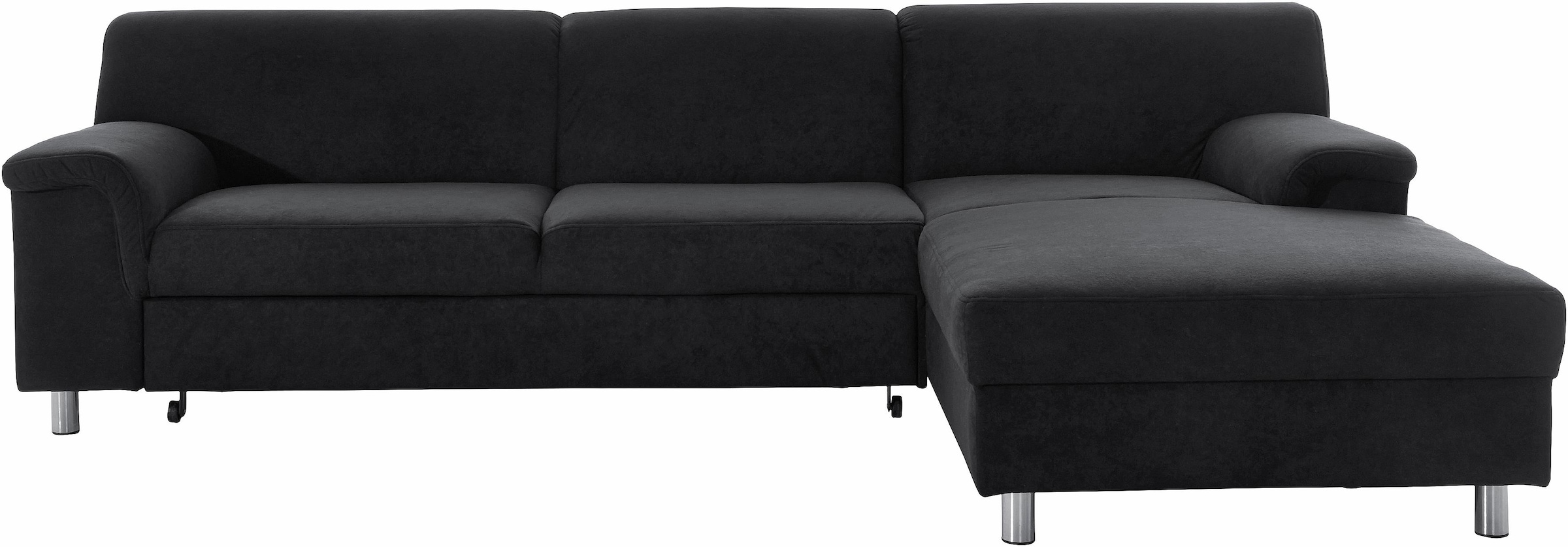 INOSIGN Ecksofa »Jamie, modern und elegant, Fusshöhe 9cm, L-Form,«, wahlweise mit Bettfunktion