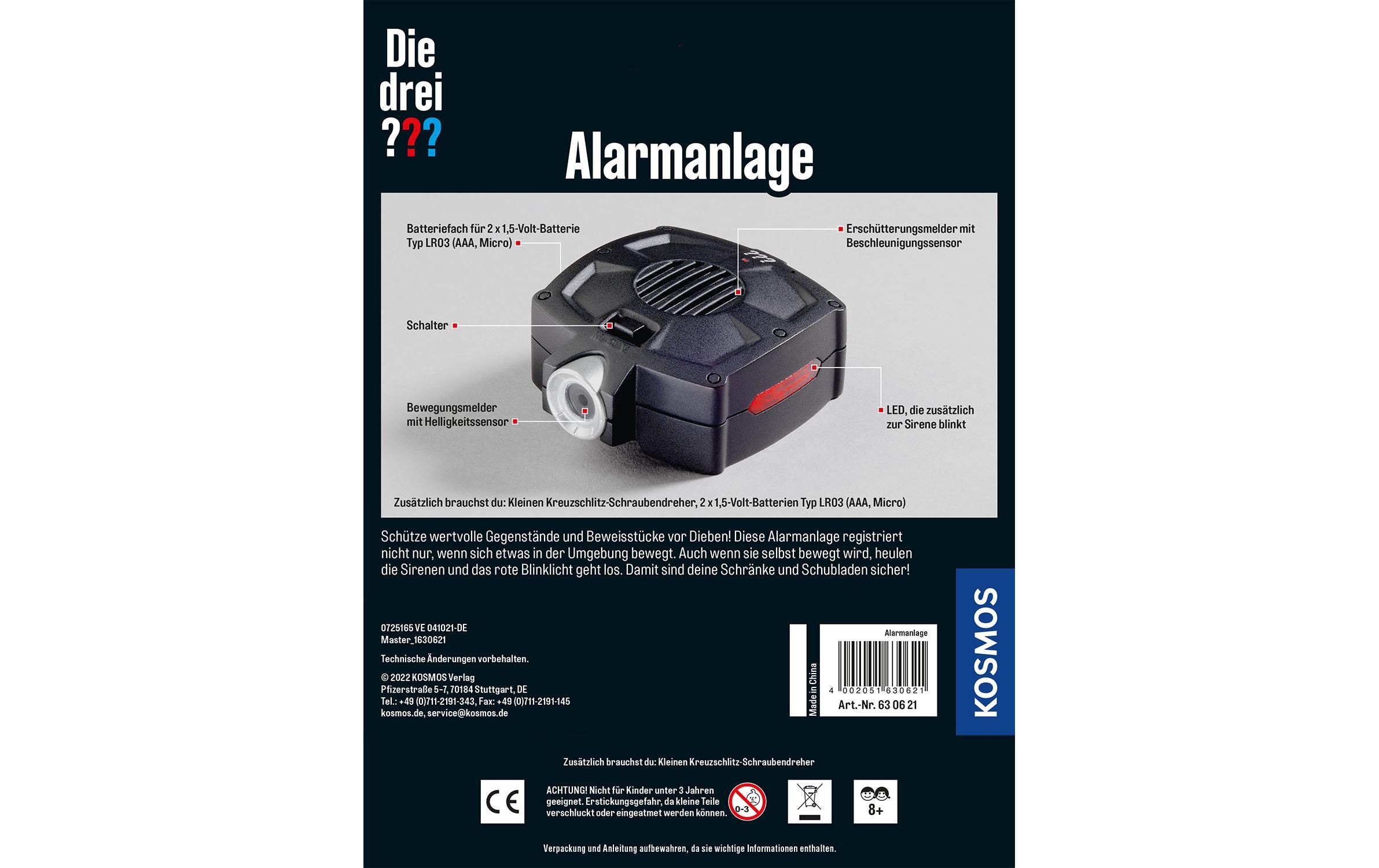 Kosmos Spiel »Die drei ??? Alarmanlage«