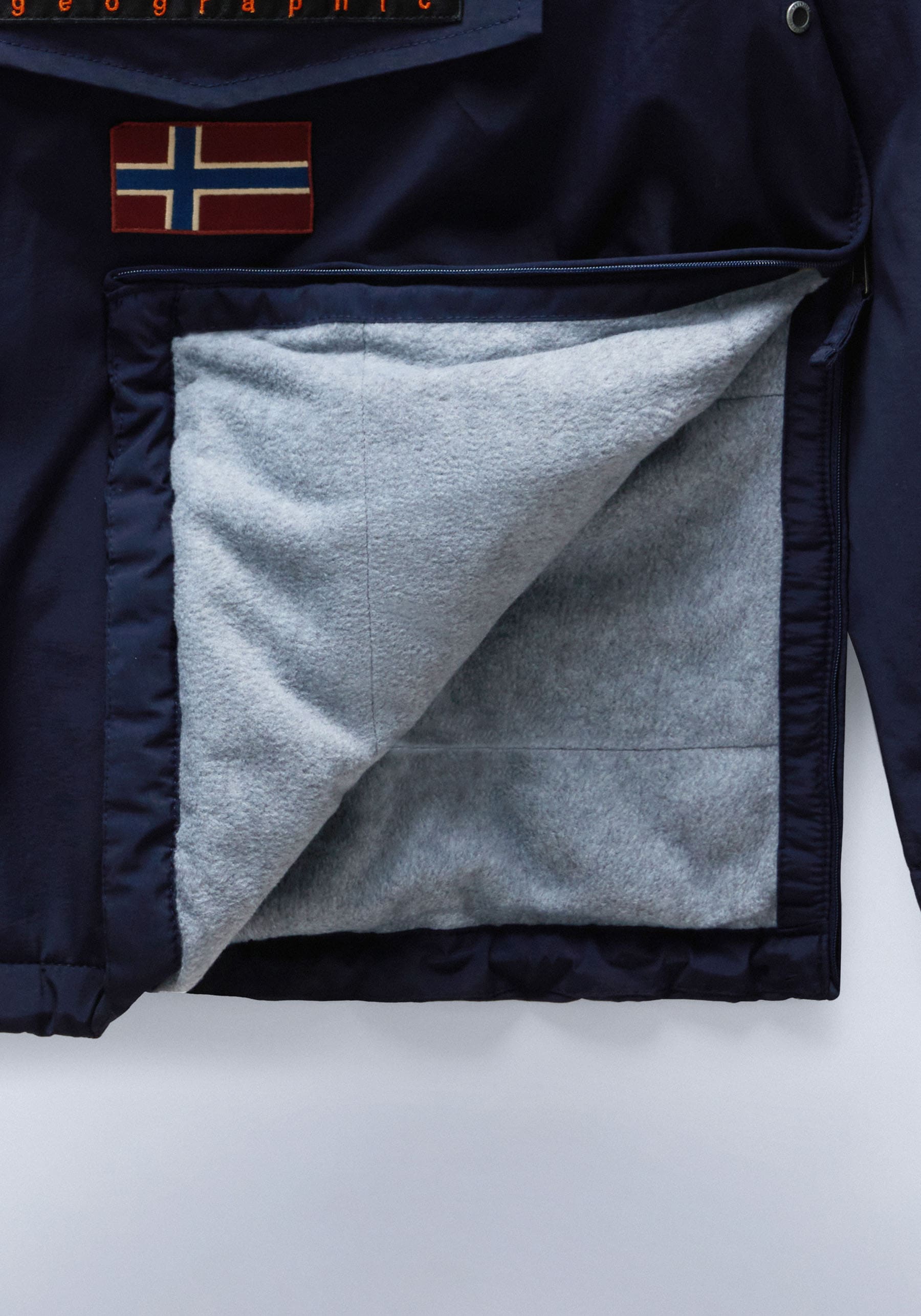 Napapijri Funktionsjacke »RAINFOREST«, mit Kapuze, Regular fit mit Kapuze und Kängurutasche
