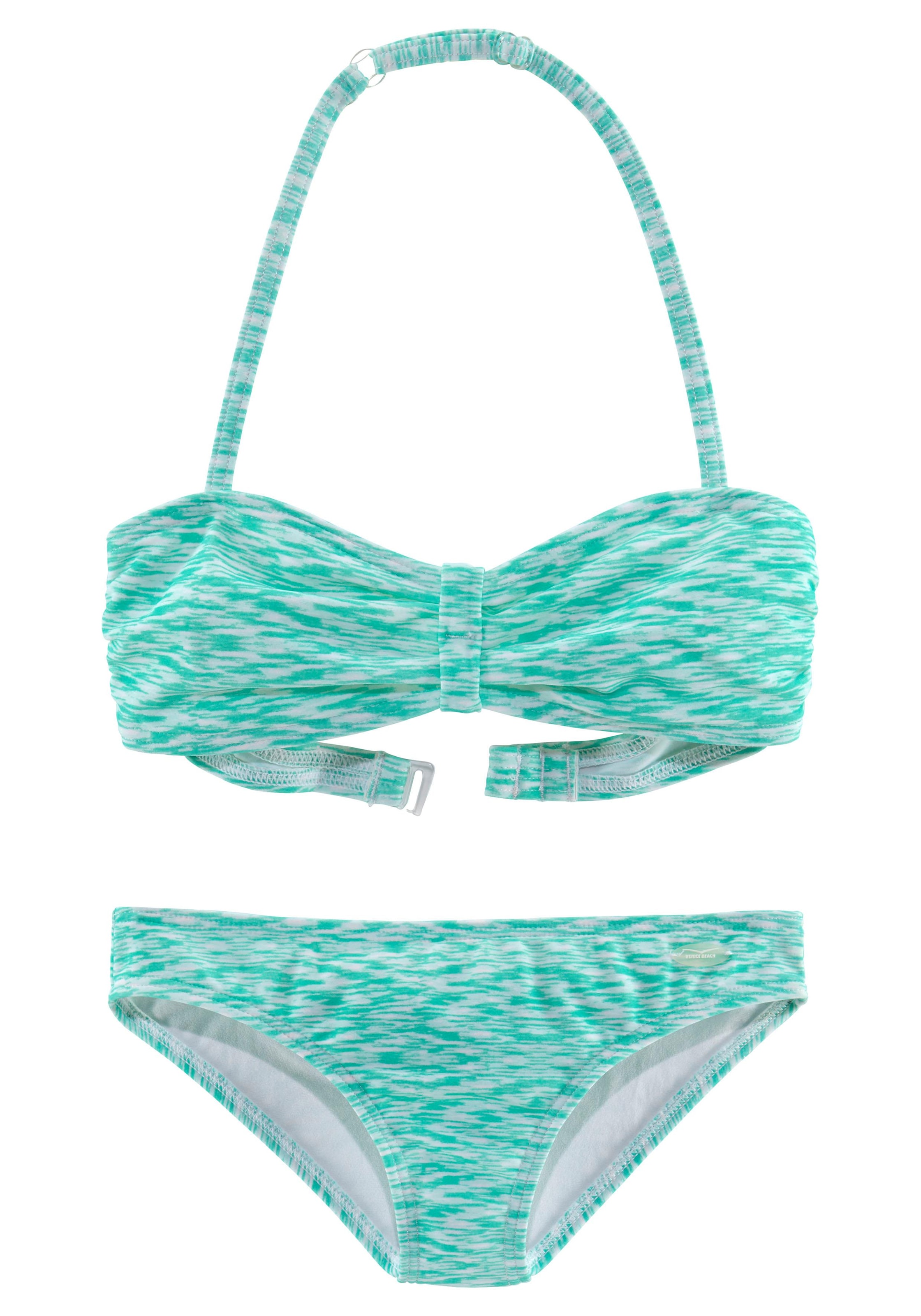 online in Melange-Optik Venice Beach ✵ | bestellen Bandeau-Bikini, Jelmoli-Versand