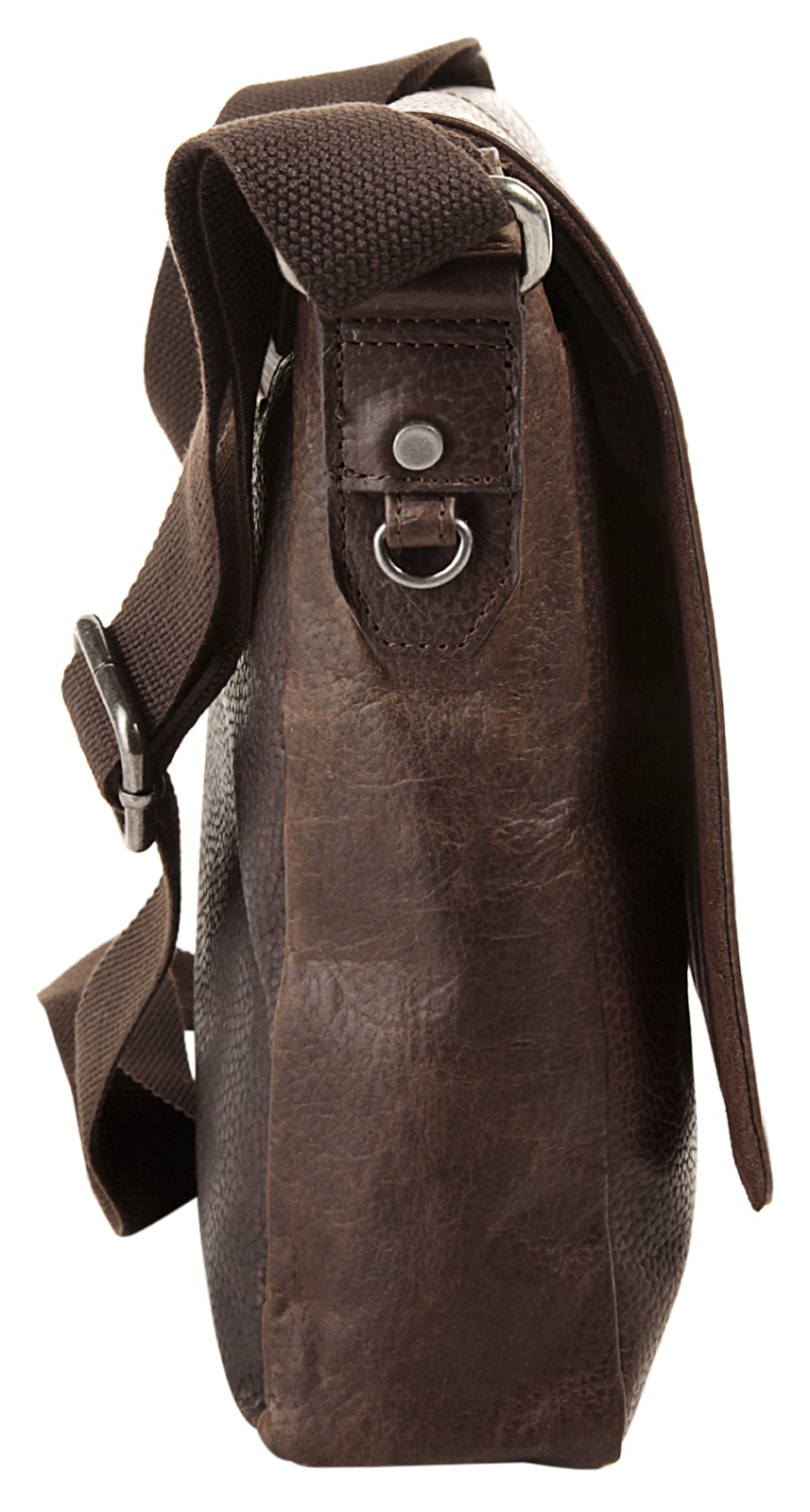 BODENSCHATZ Messenger Bag, echt Leder