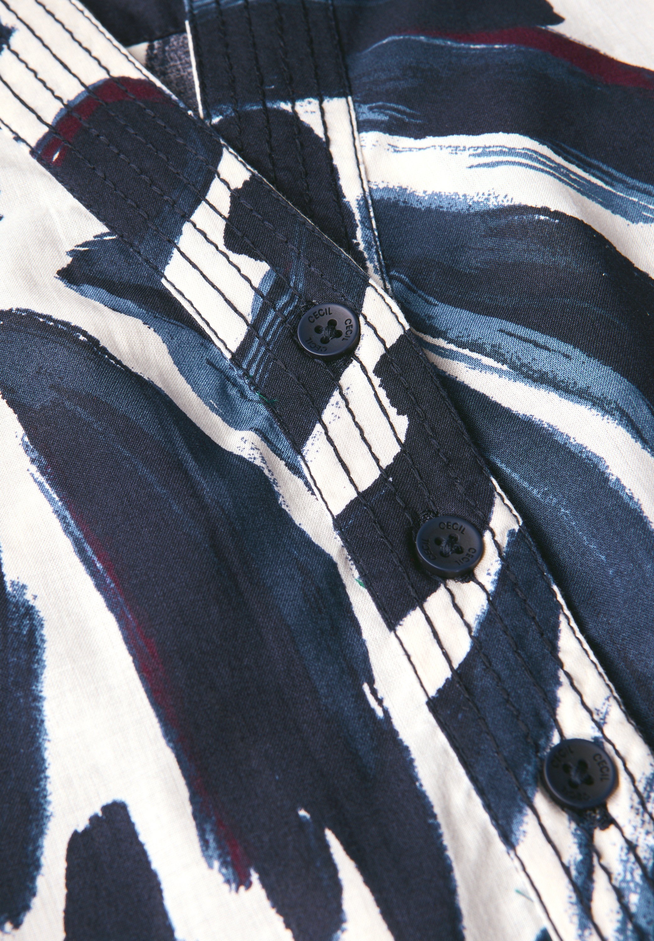 Cecil Klassische Bluse, mit All-Over Print