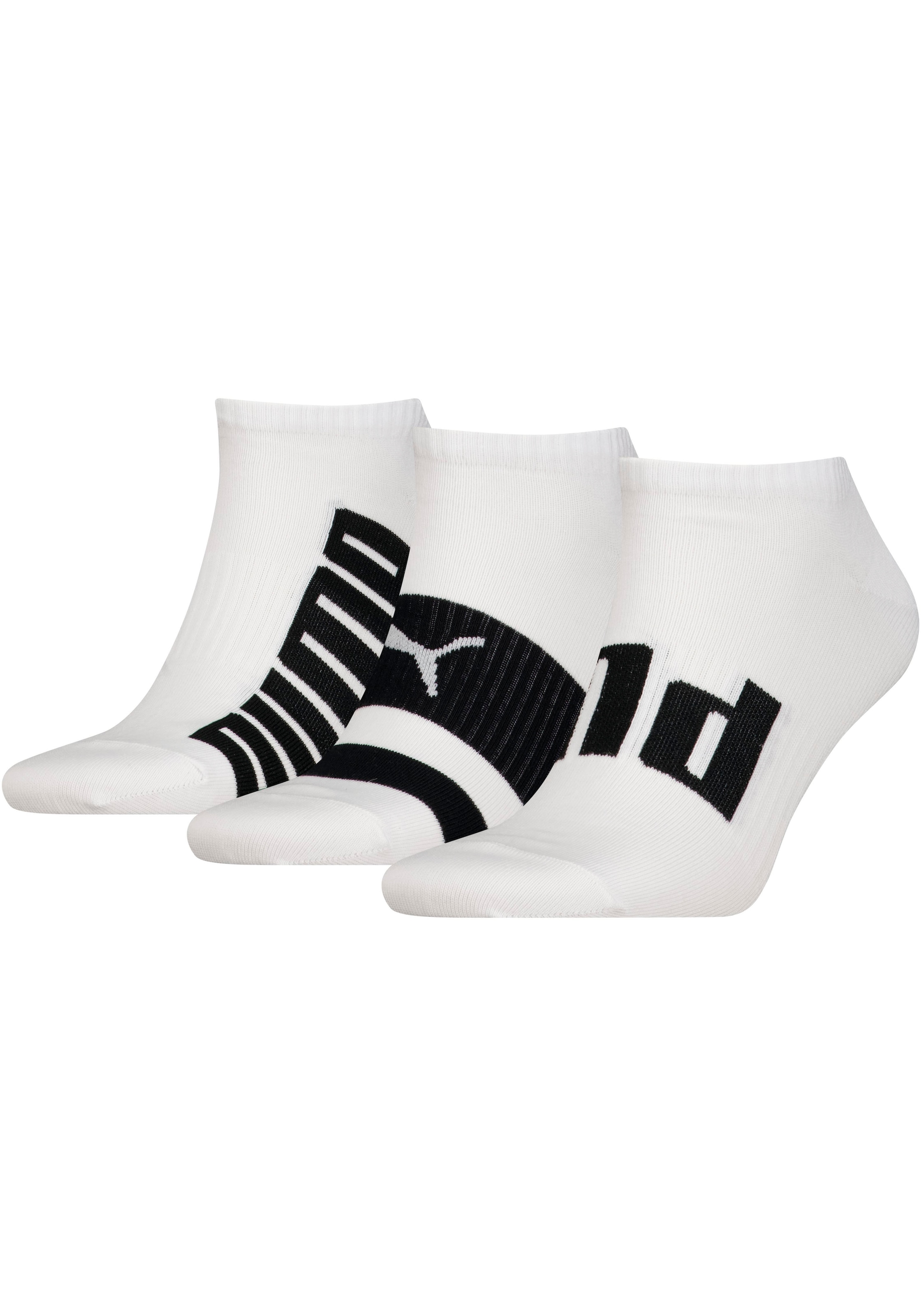 PUMA Sneakersocken »Unisex PUMA UNISEX BIG LOGO SNEAKER«, (Packung, 3 Paar), Short-Socks