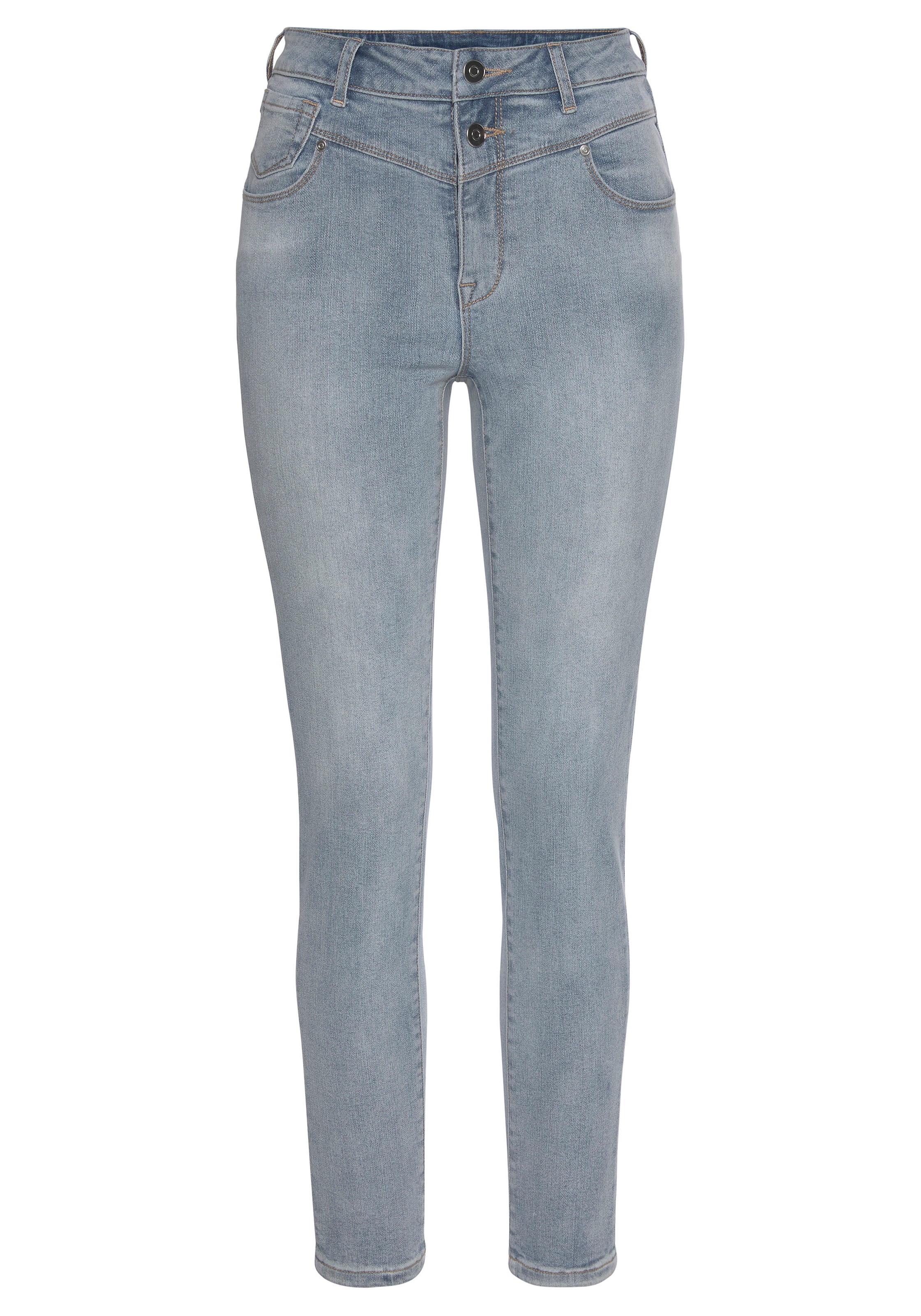 LASCANA Skinny-fit-Jeans, mit Stretchanteil, figurbetont