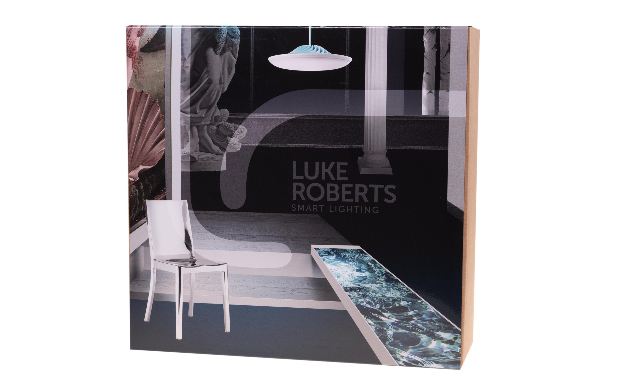 Smarte LED-Leuchte »LUKE ROBERTS Smarte Pendelleuchte Model F Weiss«